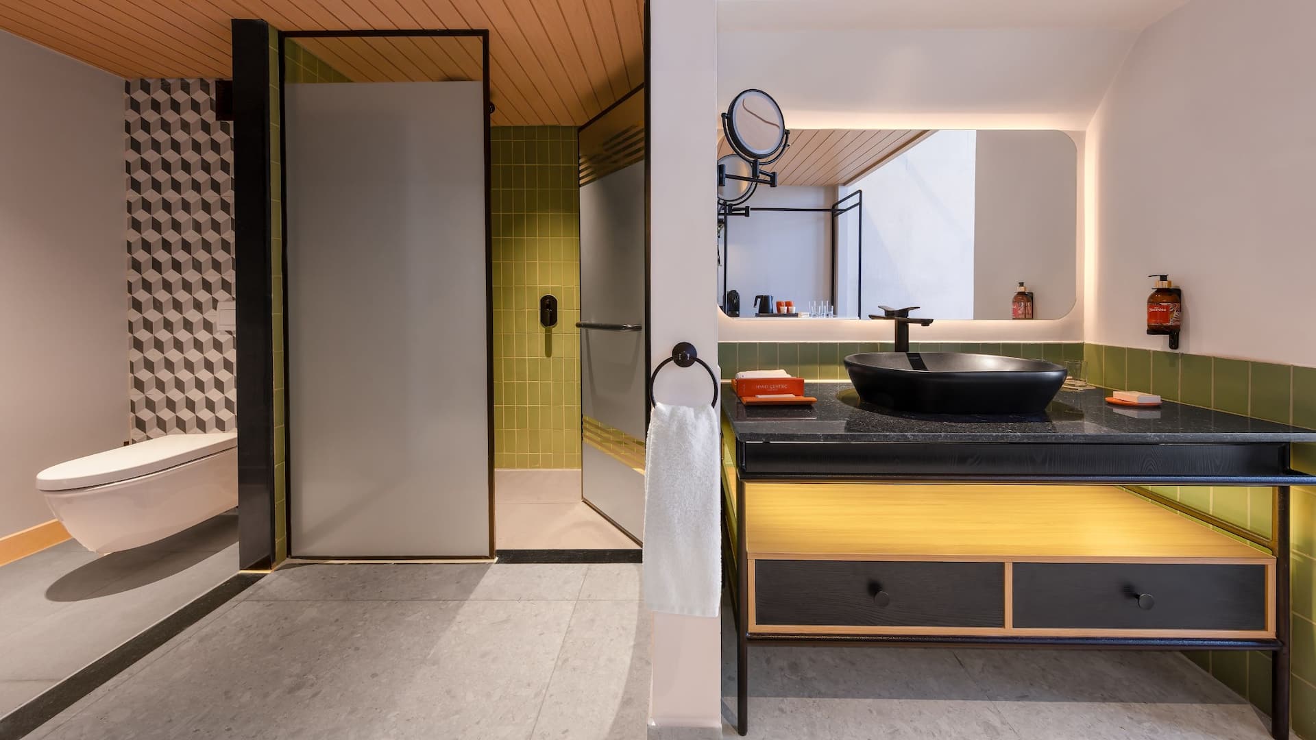 3 of 5 Hyatt Centric Cairo West Loft Suite City View Bathroom