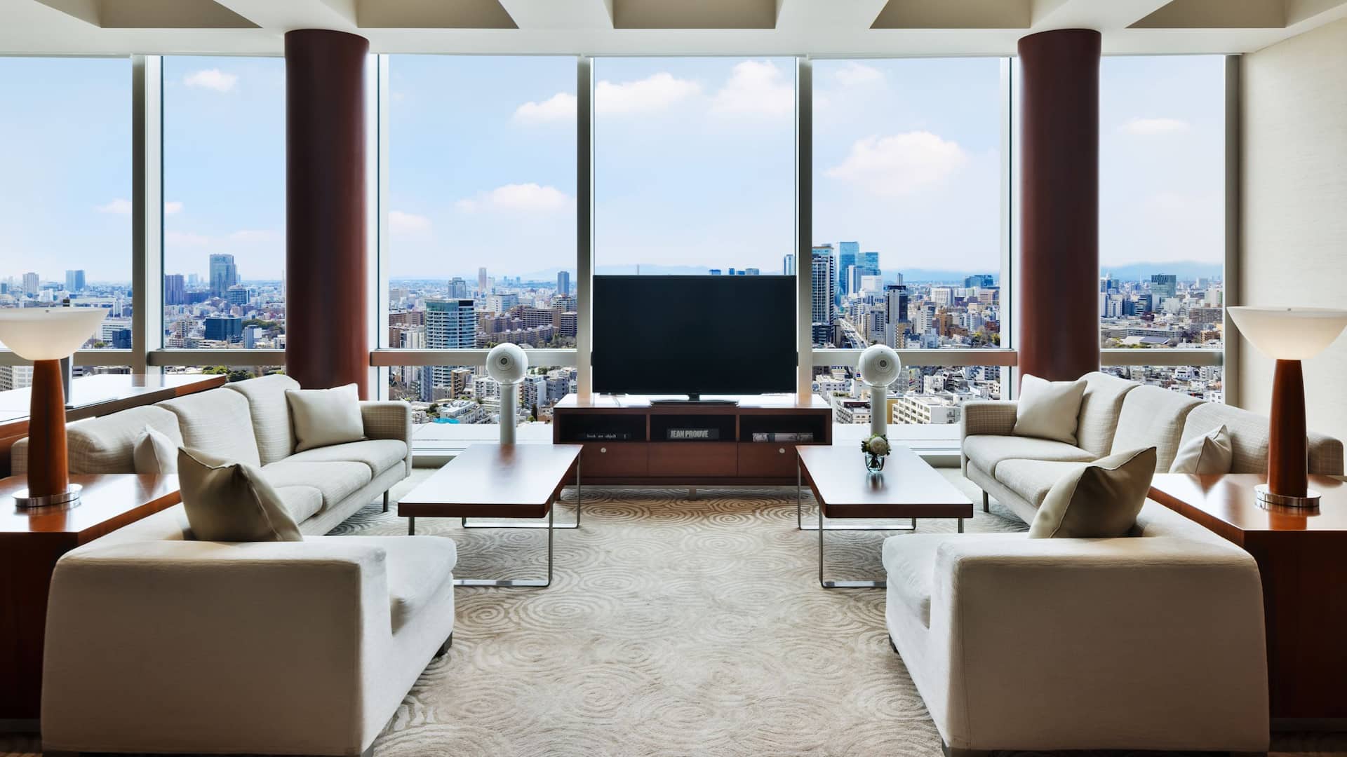 Grand Hyatt Tokyo Chairman Suite Living Room Front Side Daytime