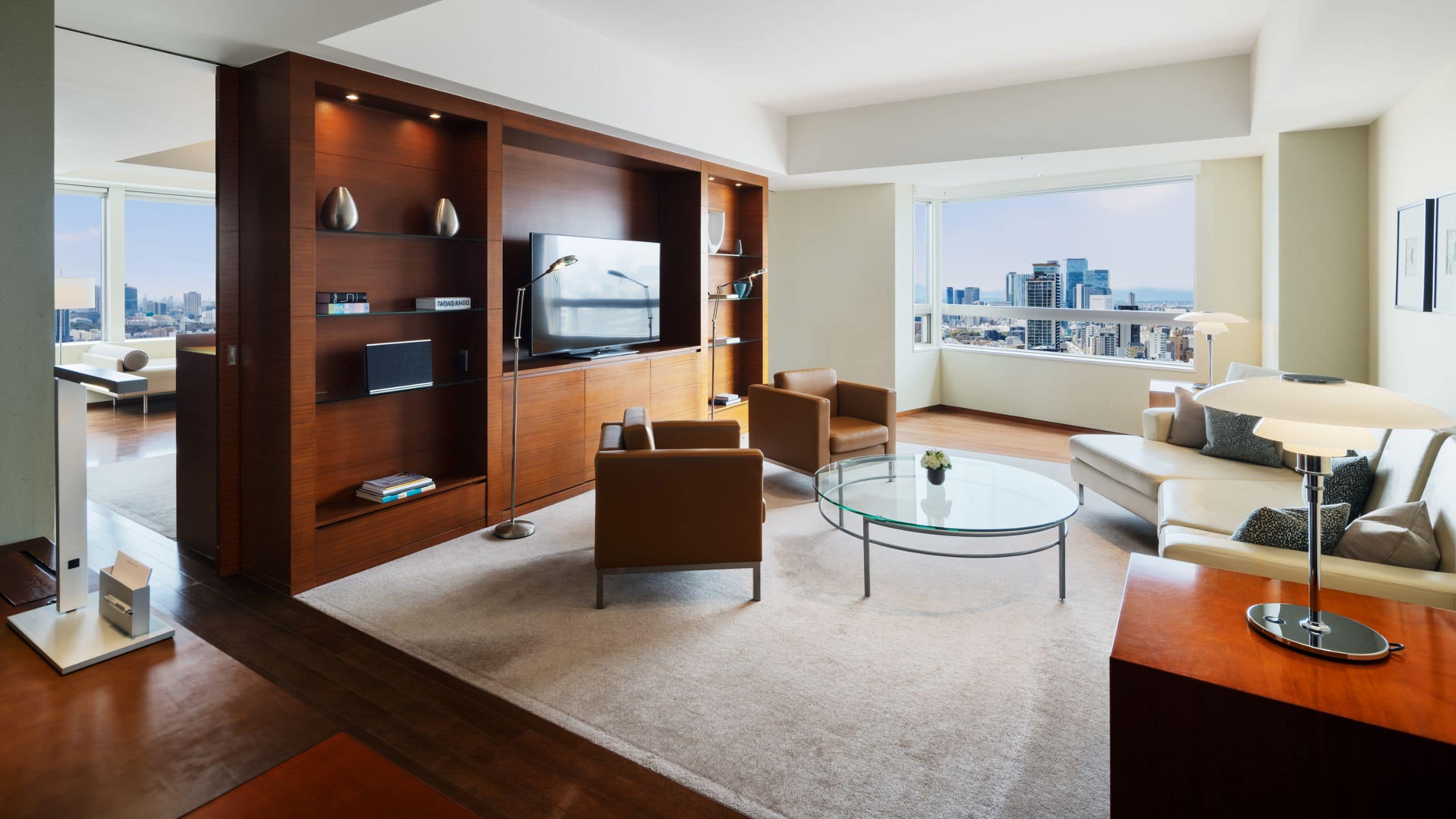 Grand Hyatt Tokyo Diplomat Suite Twin Living Room Daytime