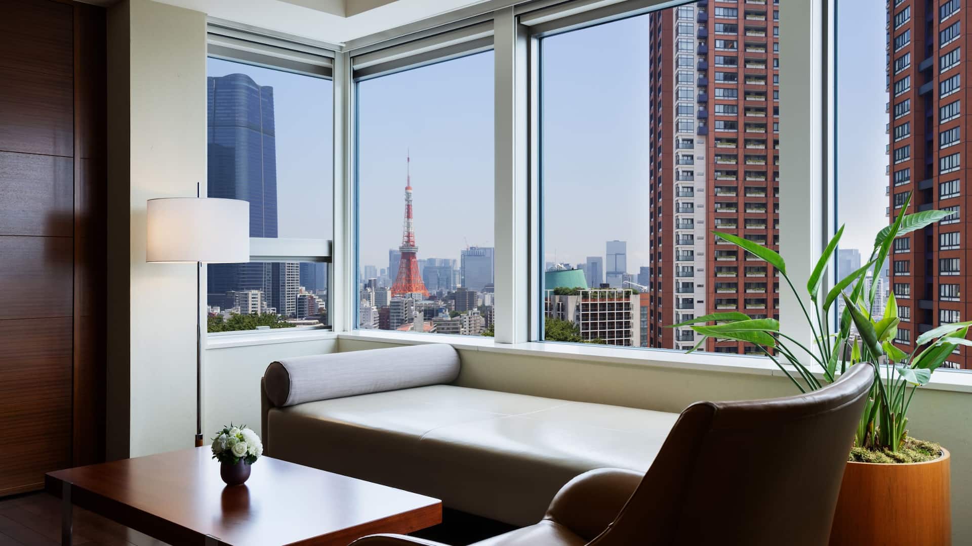 Grand Hyatt Tokyo Diplomat Suite Twin Living Room Window Daytime