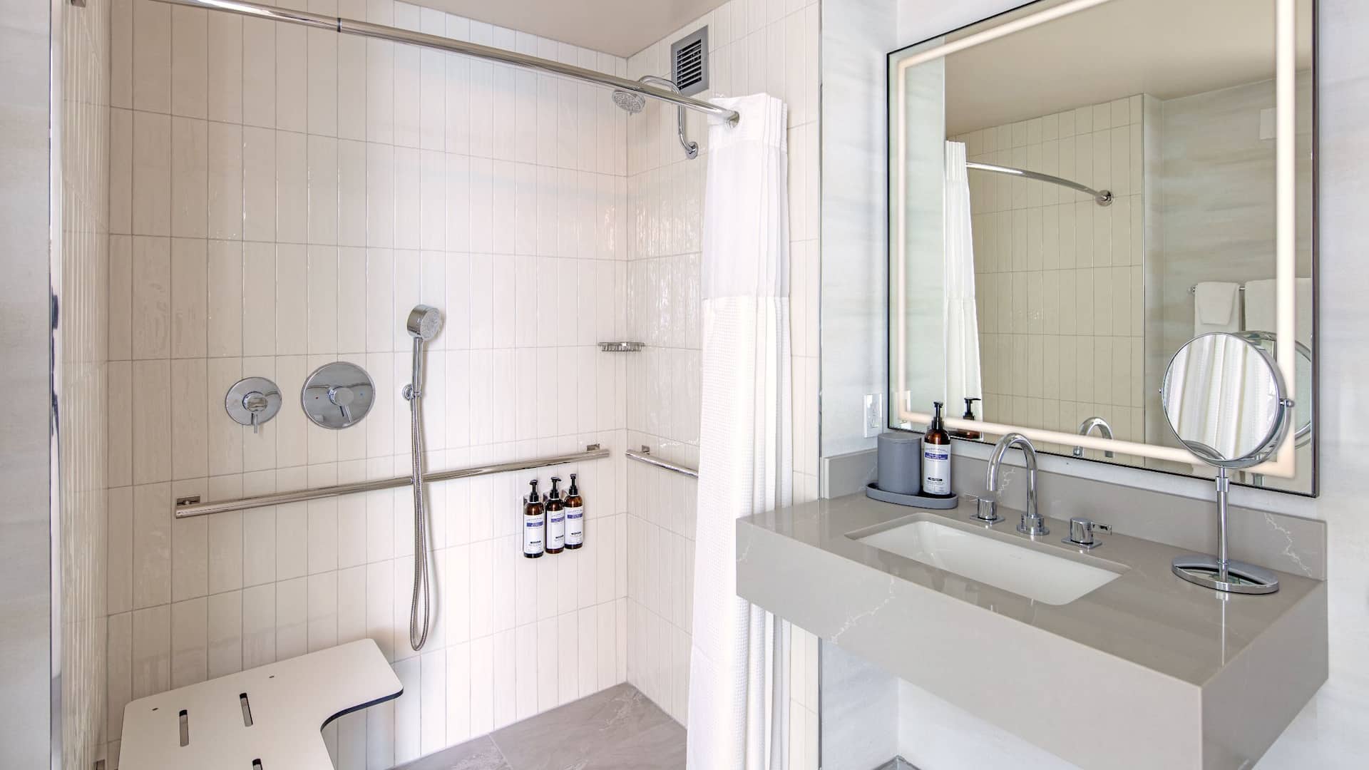 2 of 2 Hyatt Regency Denver at Colorado Convention Center Accessible Roll In Shower