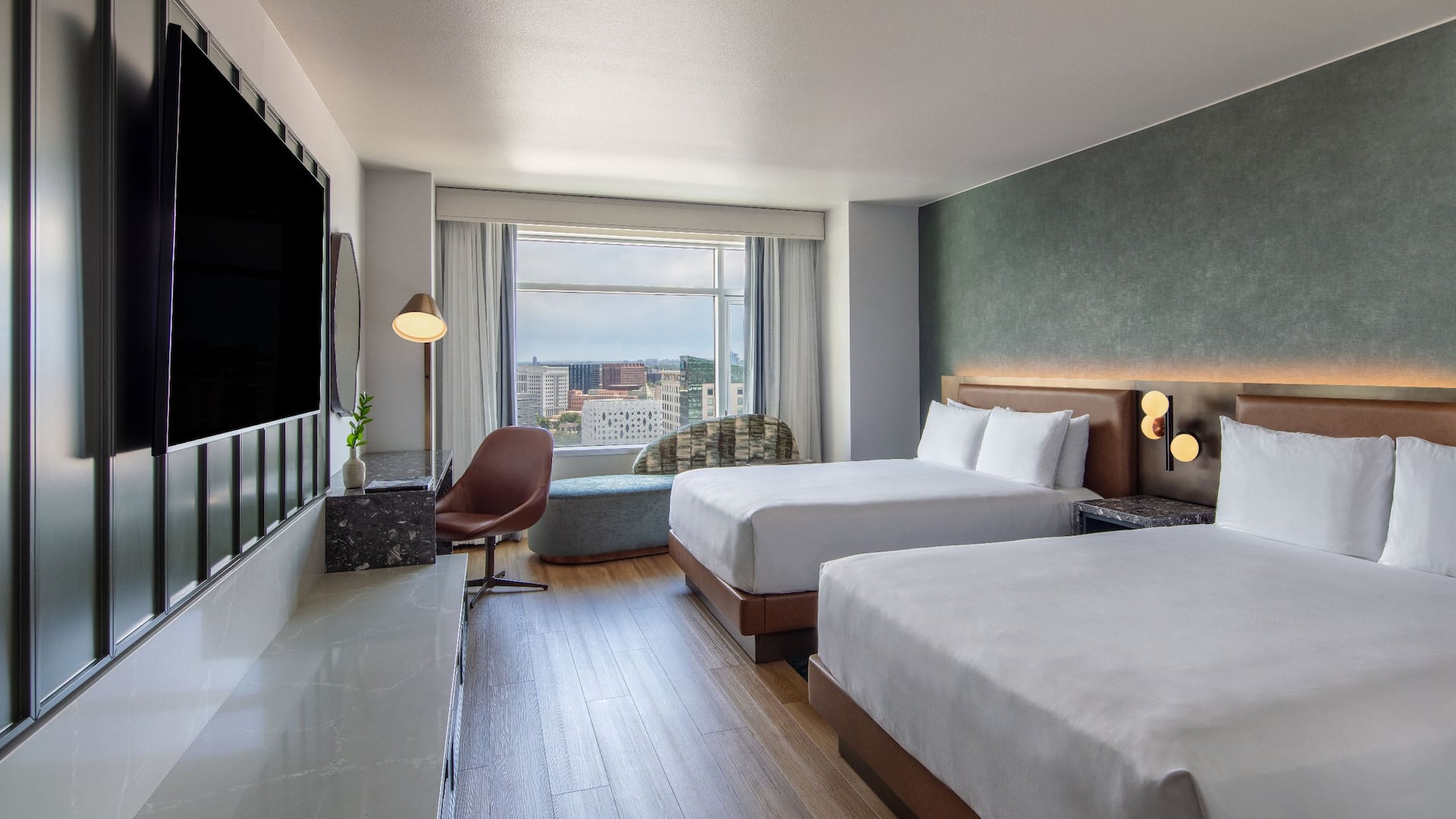 1 of 3 Hyatt Regency Denver at Colorado Convention Center Two Queen Beds City View Angle