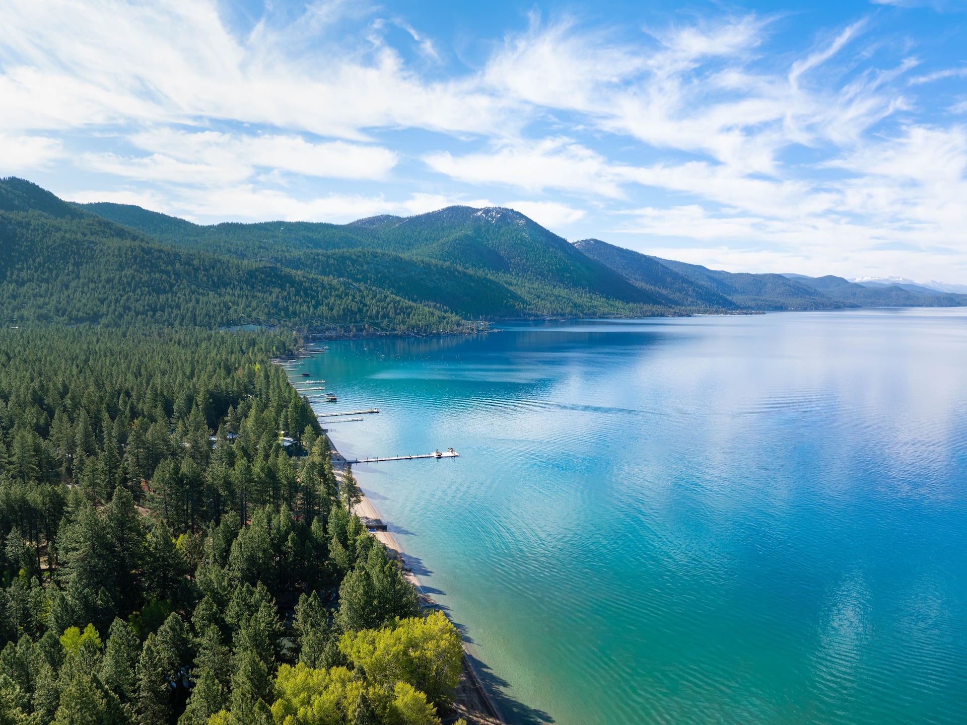 Hyatt Regency Lake Tahoe Resort, Spa and Casino Aerial Lake Tahoe Beach