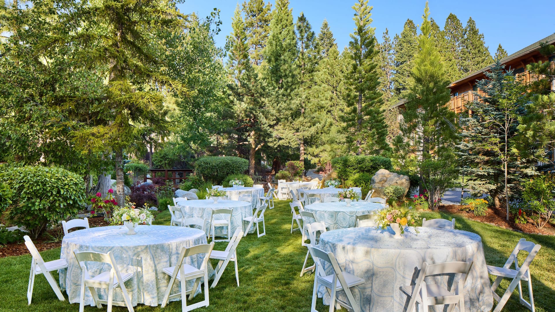 1 of 5 Hyatt Regency Lake Tahoe Resort, Spa and Casino Wedding Water Gardens Lower Rounds