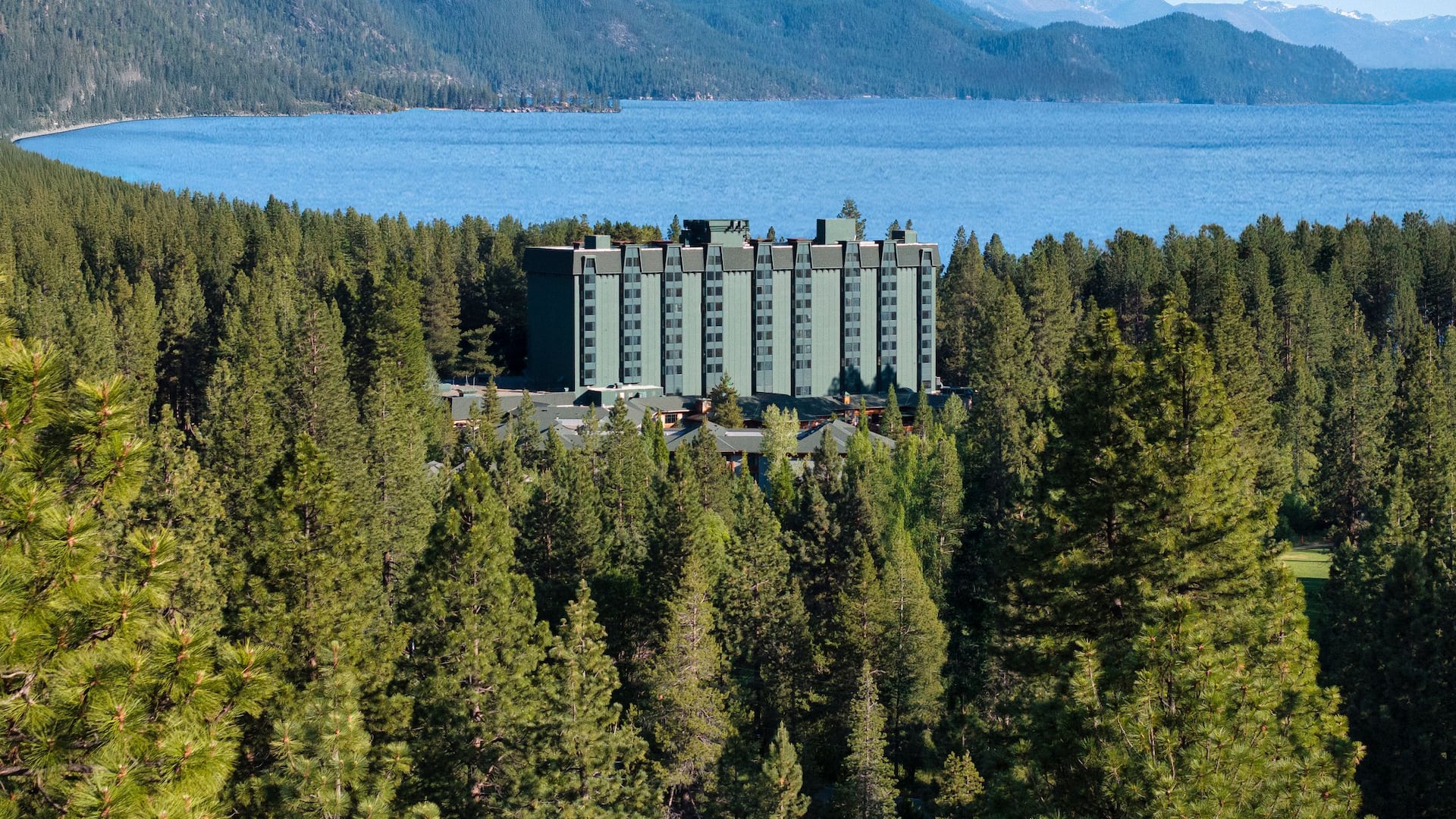 Hyatt Regency Lake Tahoe Resort, Spa and Casino Main Tower Aerial