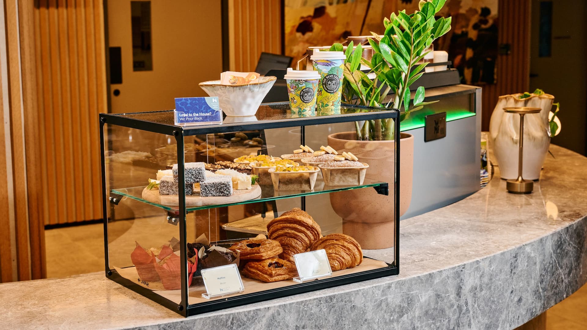 1 of 1 Hyatt House South Melbourne Pastry Cabinet Close Up