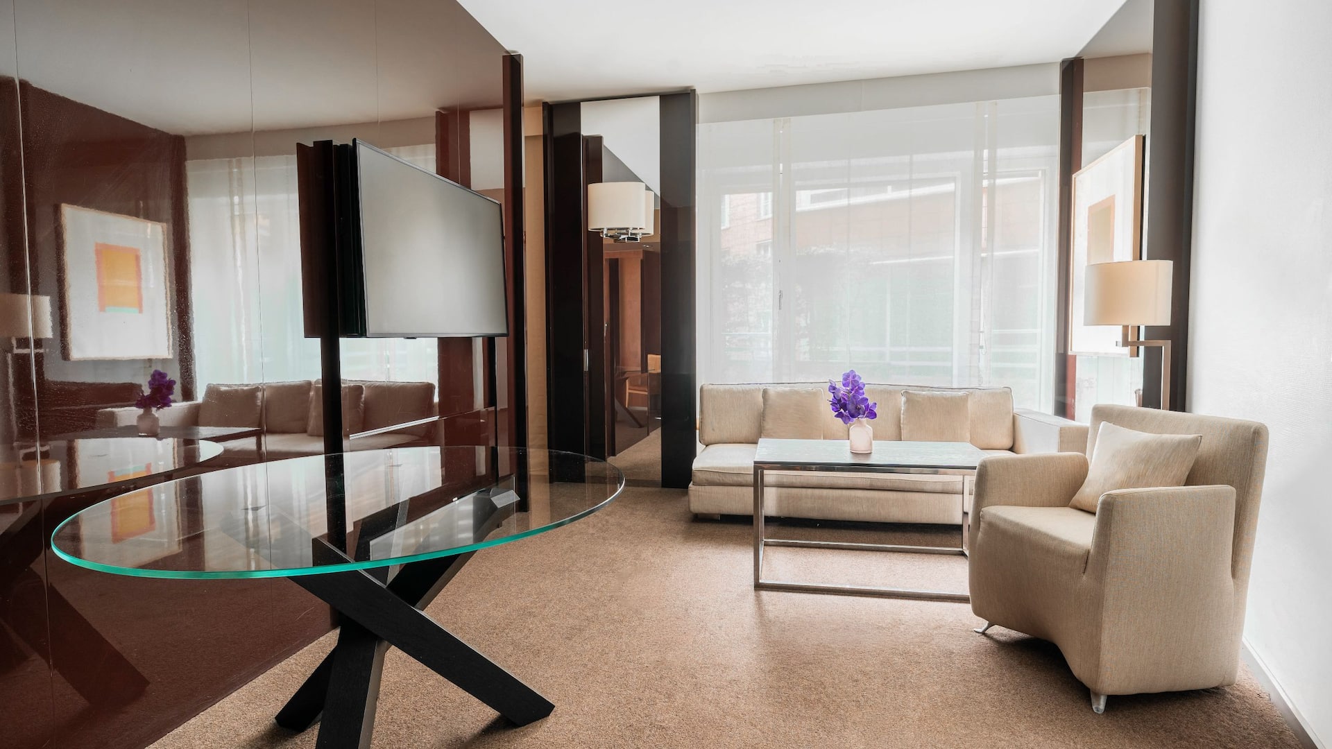 Grand Hyatt Berlin Grand Suite Living Room Lounge