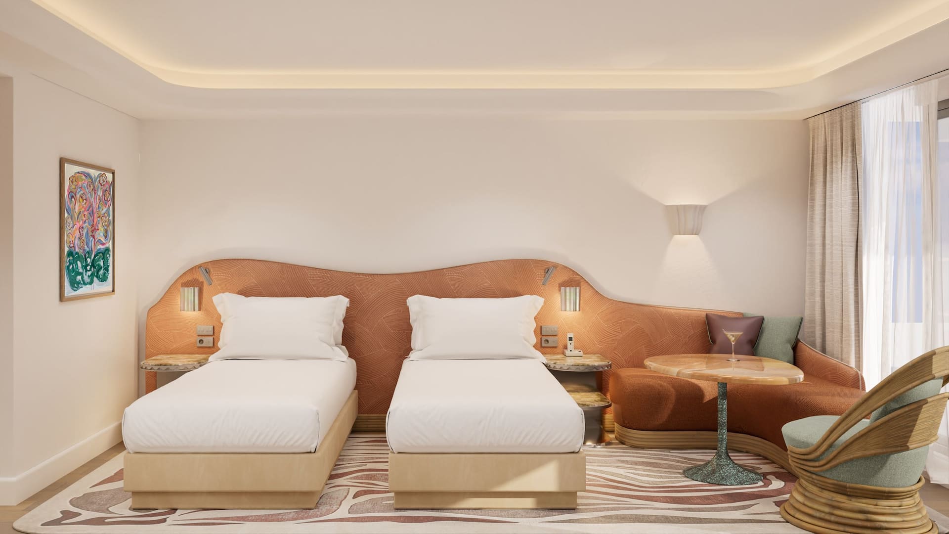 Hyatt Regency Nice Palais de la Méditerranée New Mountain View Room Twin