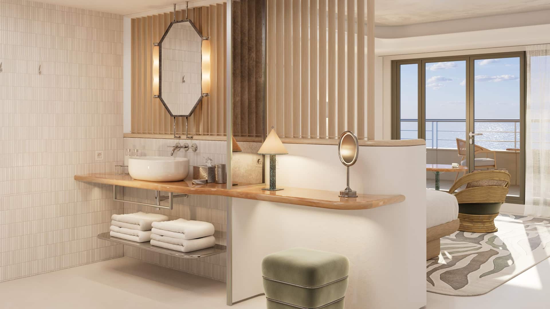 Hyatt Regency Nice Palais de la Méditerranée New Sea View Room Bathroom