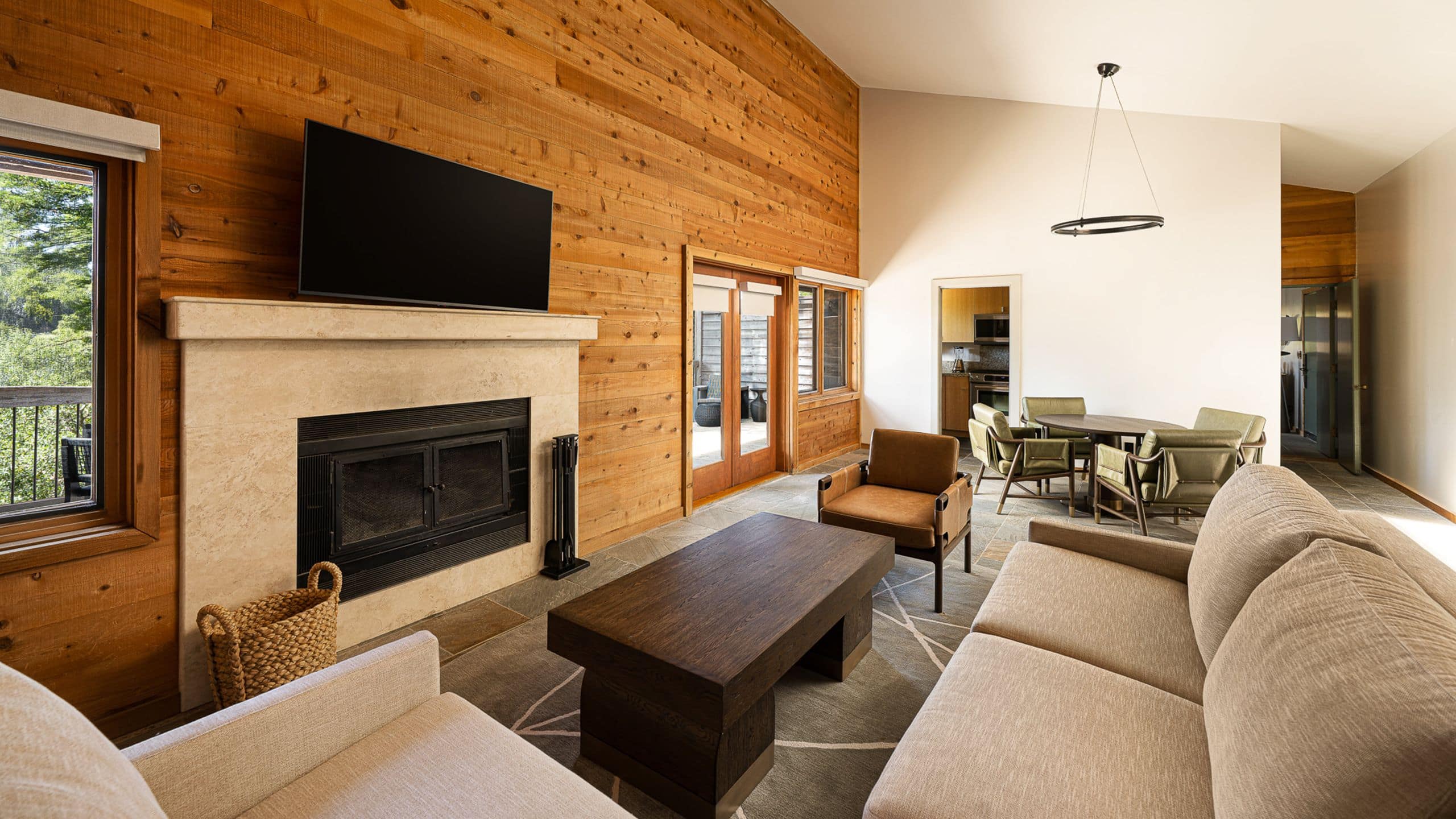 Alila Ventana Big Sur Coast House Suite Living Room