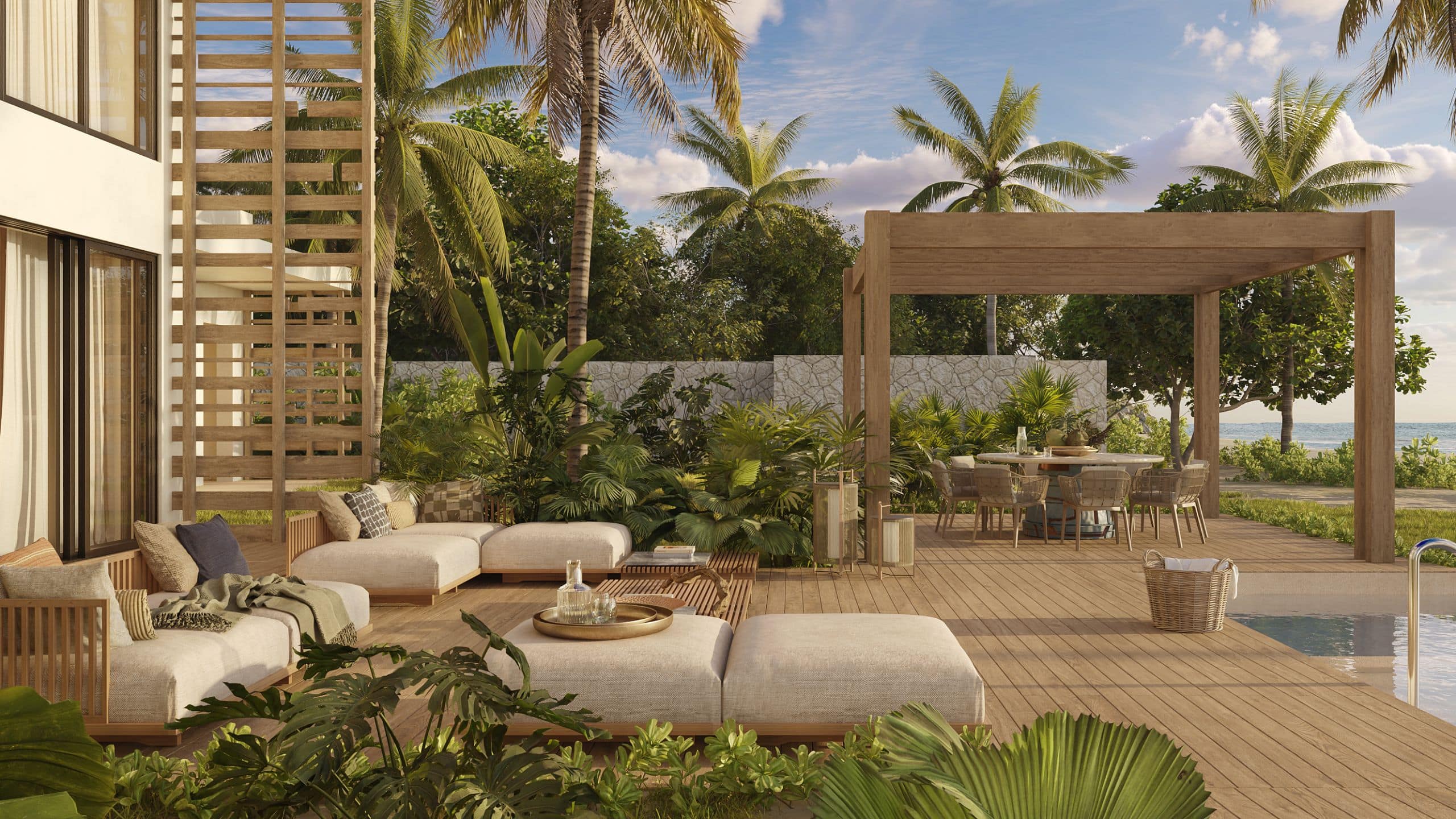 3 of 5 Alila Mayakoba Presidential Suite Main Terrace And Pool