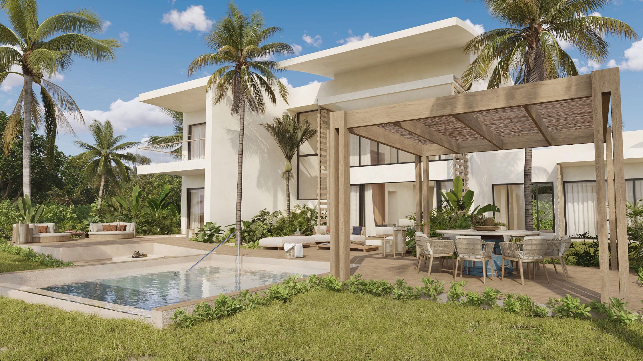 5 of 5 Alila Mayakoba Presidential Suite Exterior And Pool