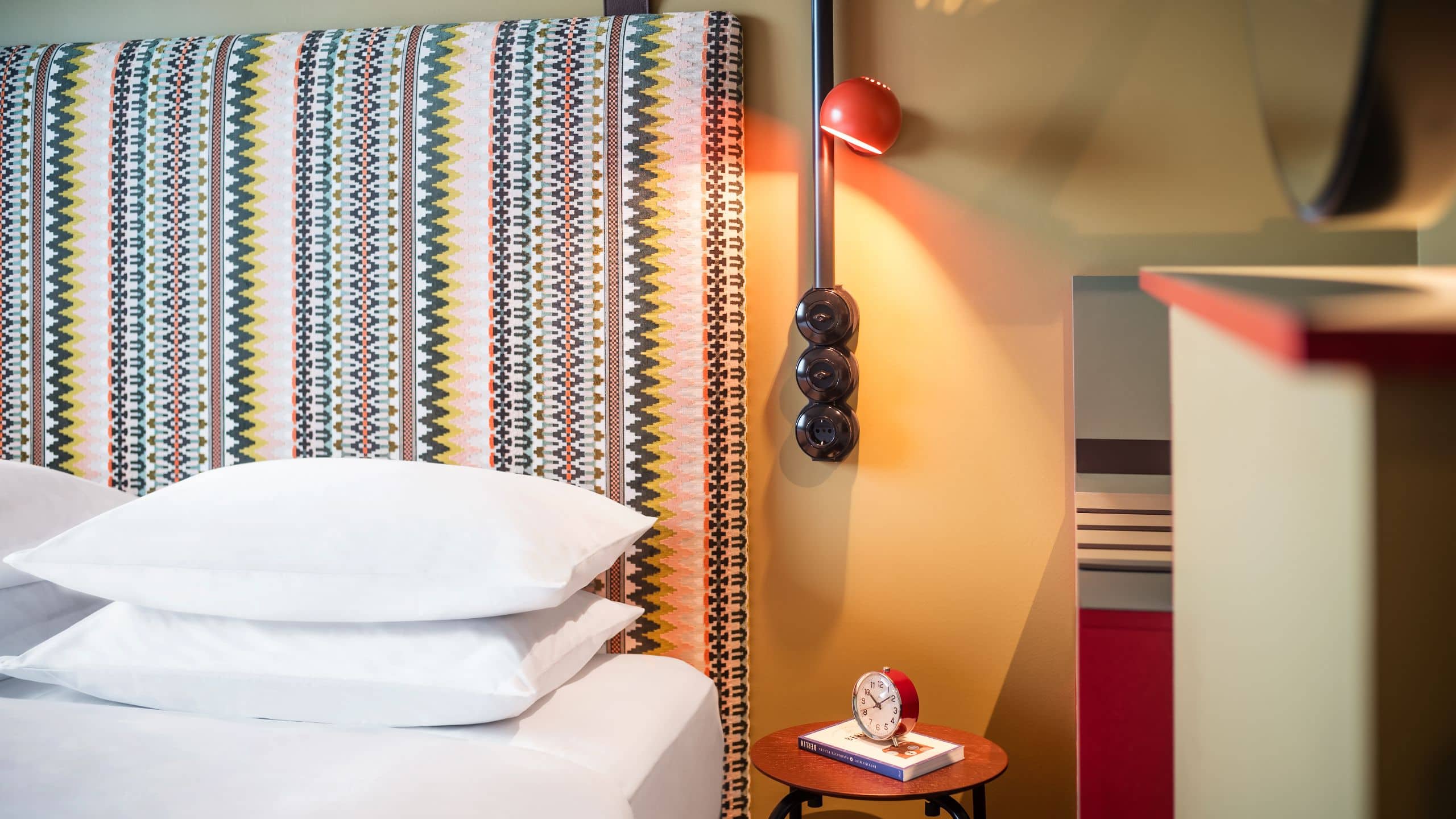 4 of 7 Me and All Hotel Berlin East Side Guestroom Bed Detail