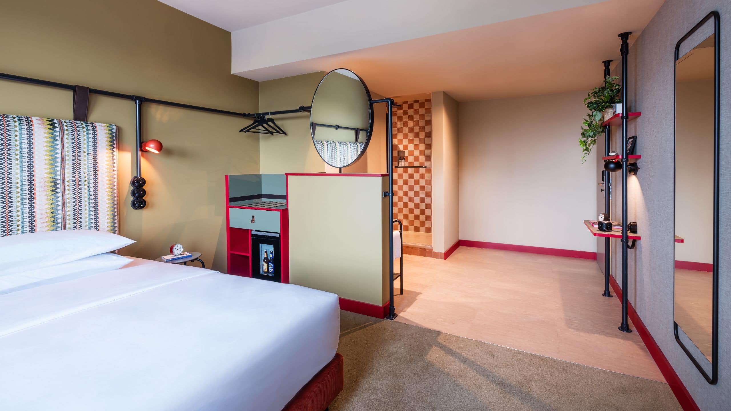 5 of 6 Me and All Hotel Berlin East Side Guestroom King Bed View Premium