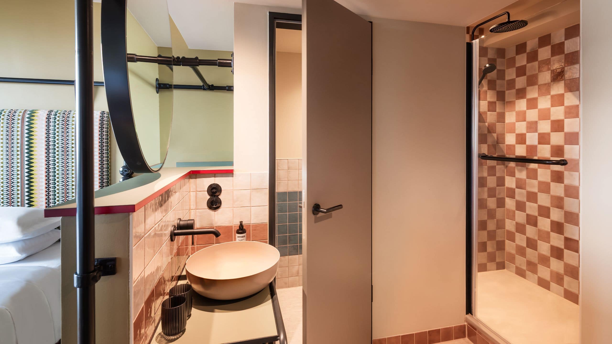 6 of 6 Me and All Hotel Berlin East Side Guestroom Overview Bathroom