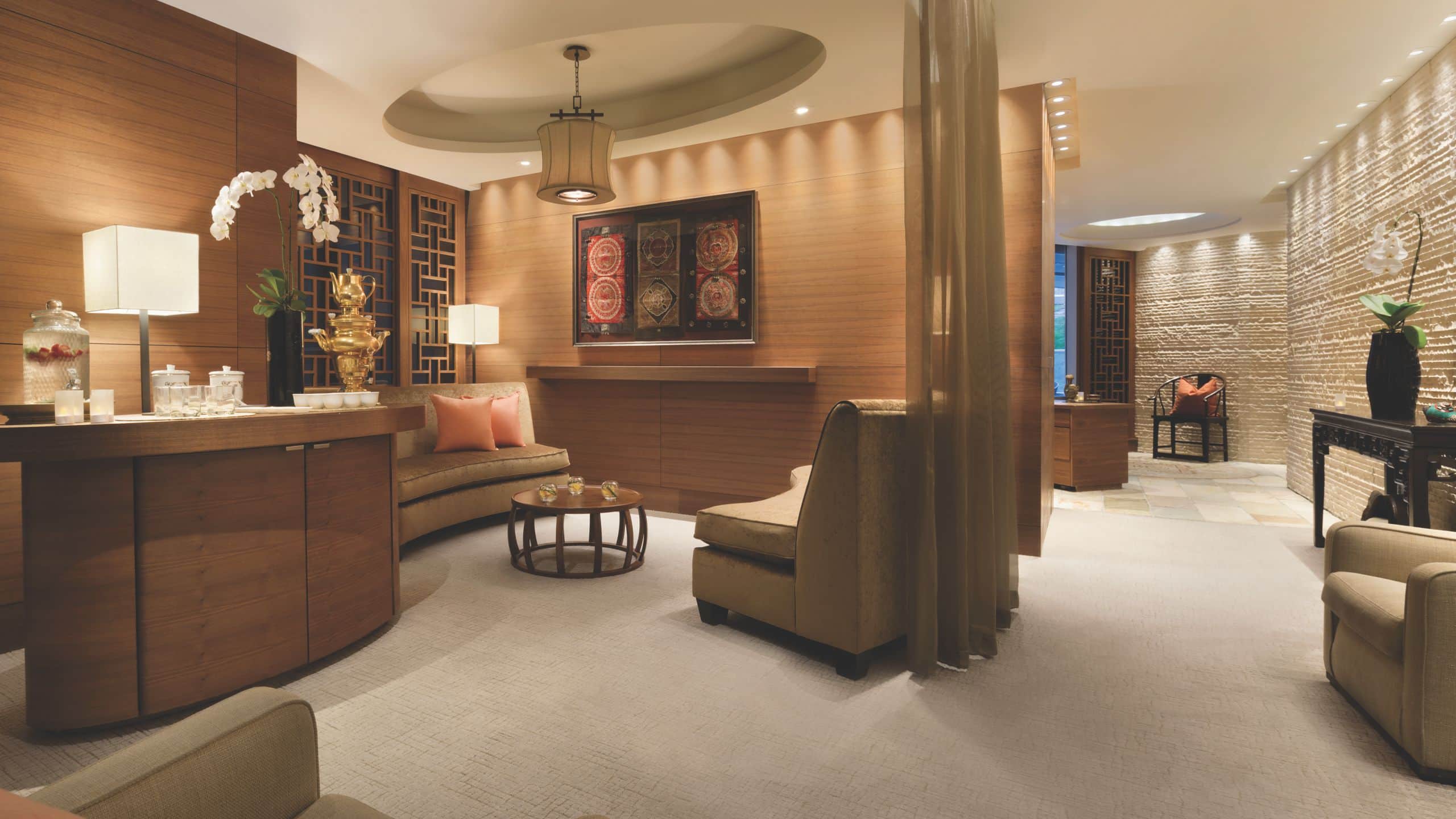 Hyatt Vancouver Downtown Alberni Spa Lounge Refreshments