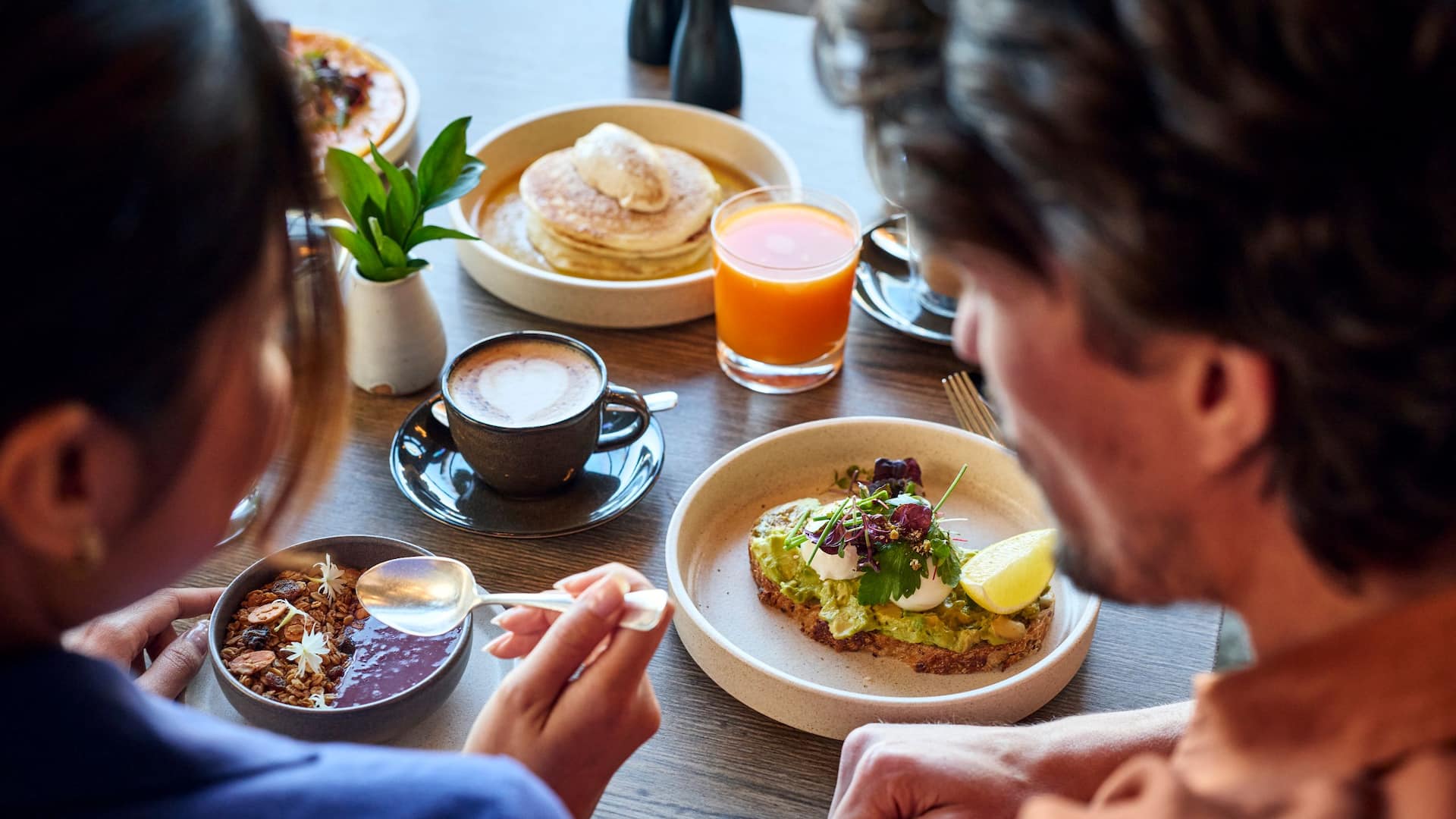 1 of 1 Global Breakfast Couple Close Up