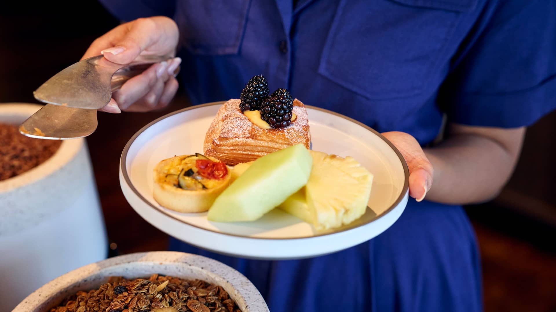 Global Buffet Breakfast Plate