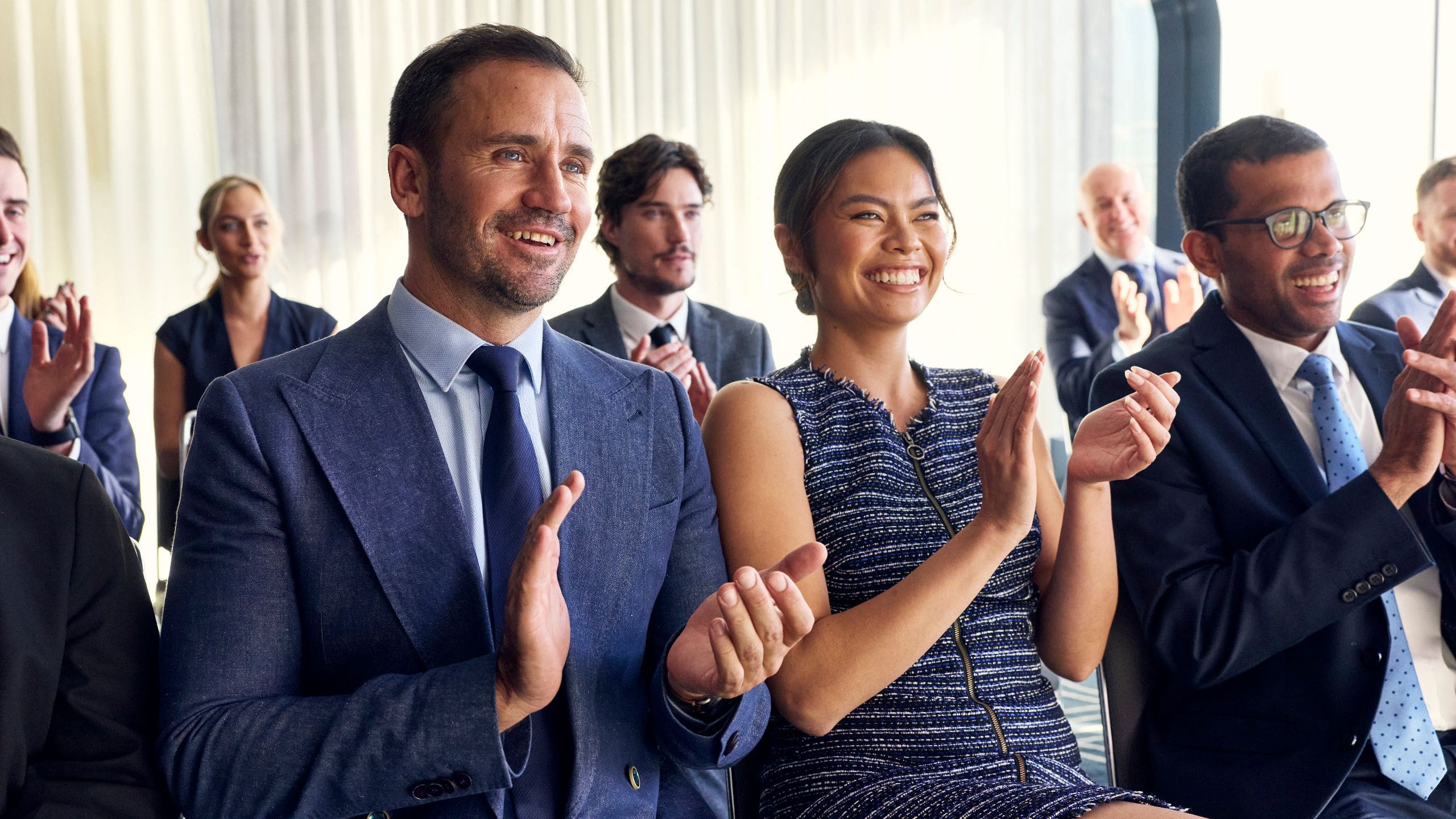 1 of 1 Global Meeting Presentation Clapping