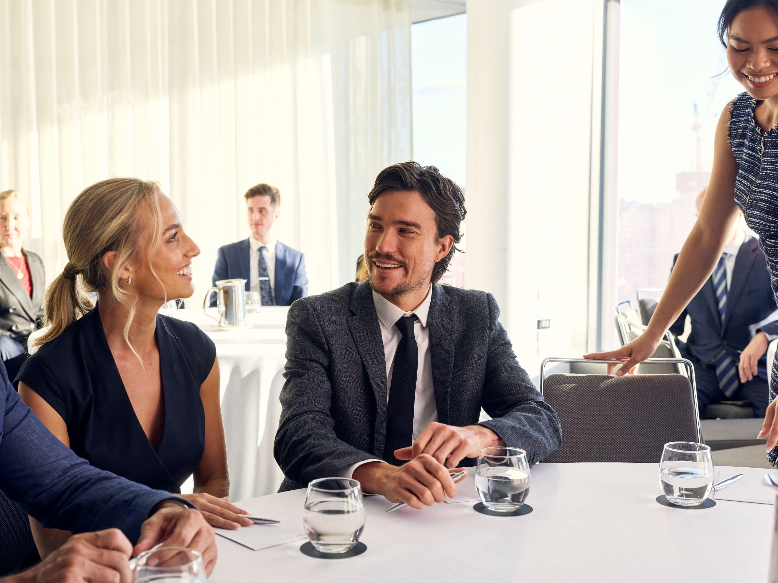 Global Meeting Round Table Talking