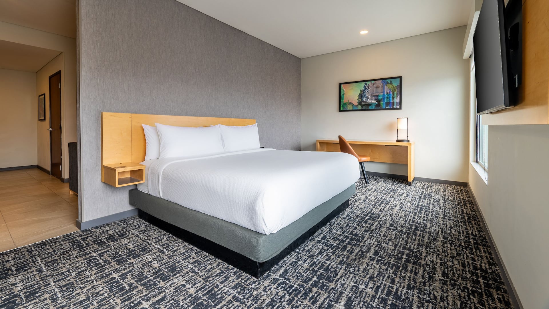 2 of 4 Hyatt Place Saltillo Accessible Suite King Bed Overview