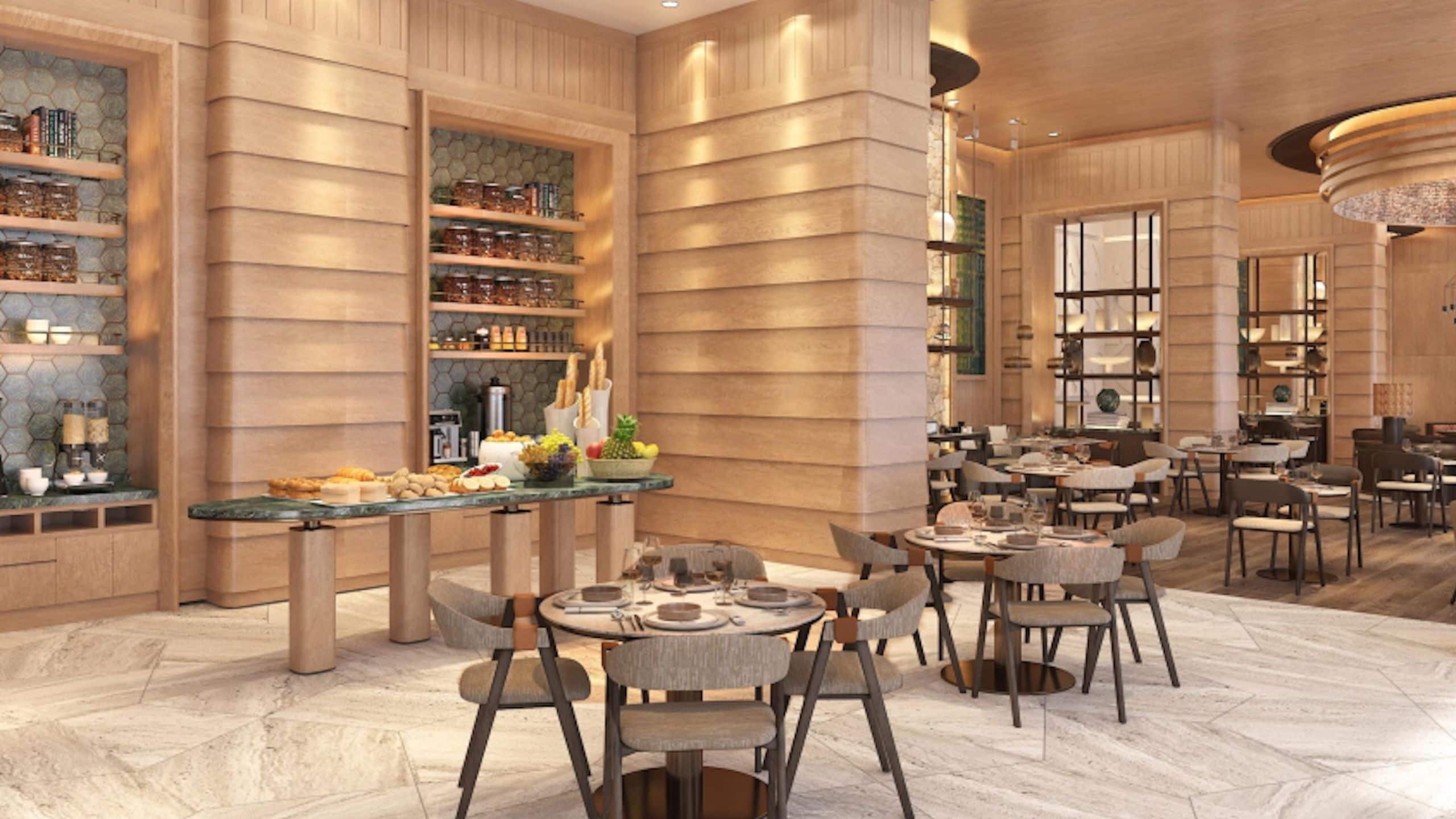 Beldersoy Resort and Spa Restaurant Tables With Food Offering