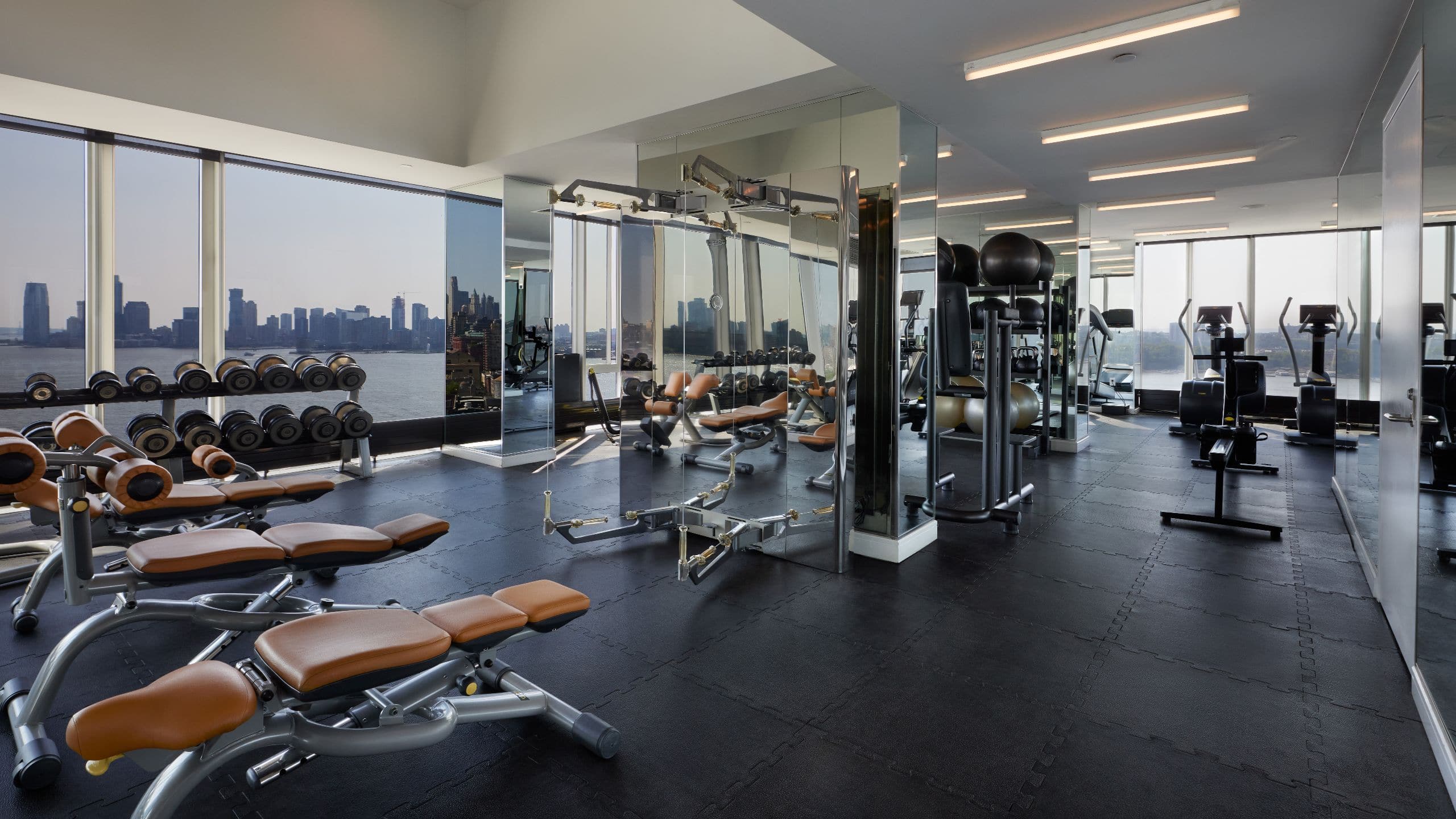 The Standard, High Line Gym Interior With View