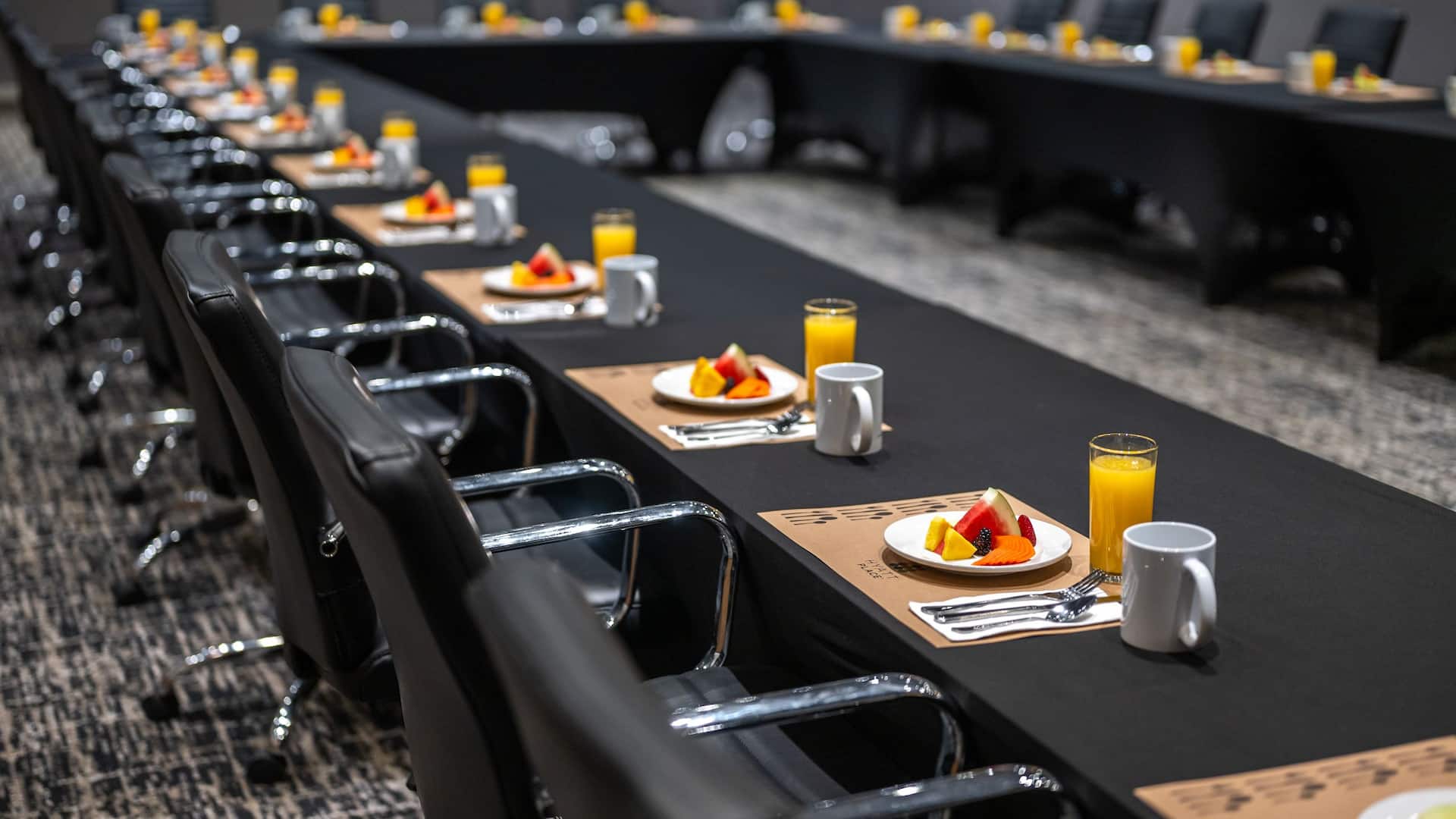 Hyatt Place Saltillo Meeting Room Fruit Juice