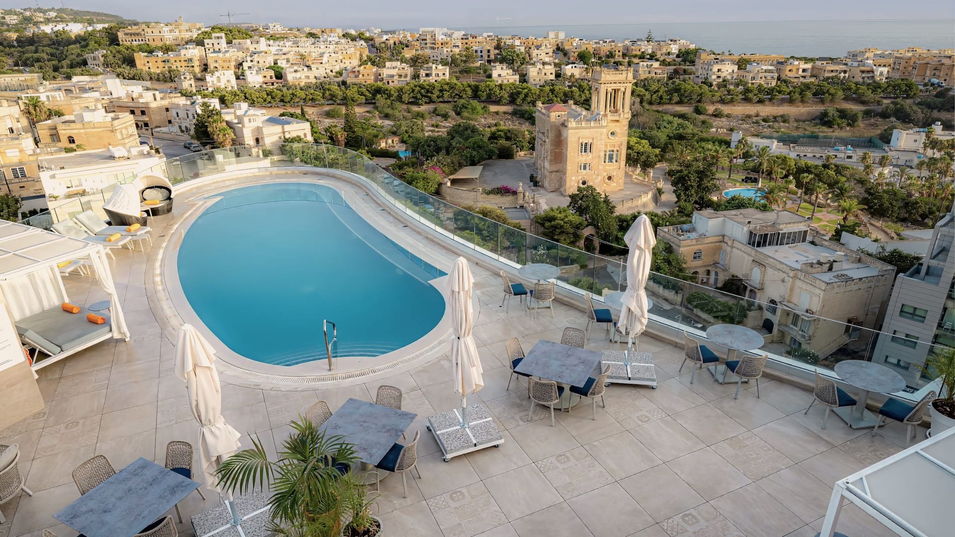 Hyatt Regency Malta Ginger Pool Birds Eye