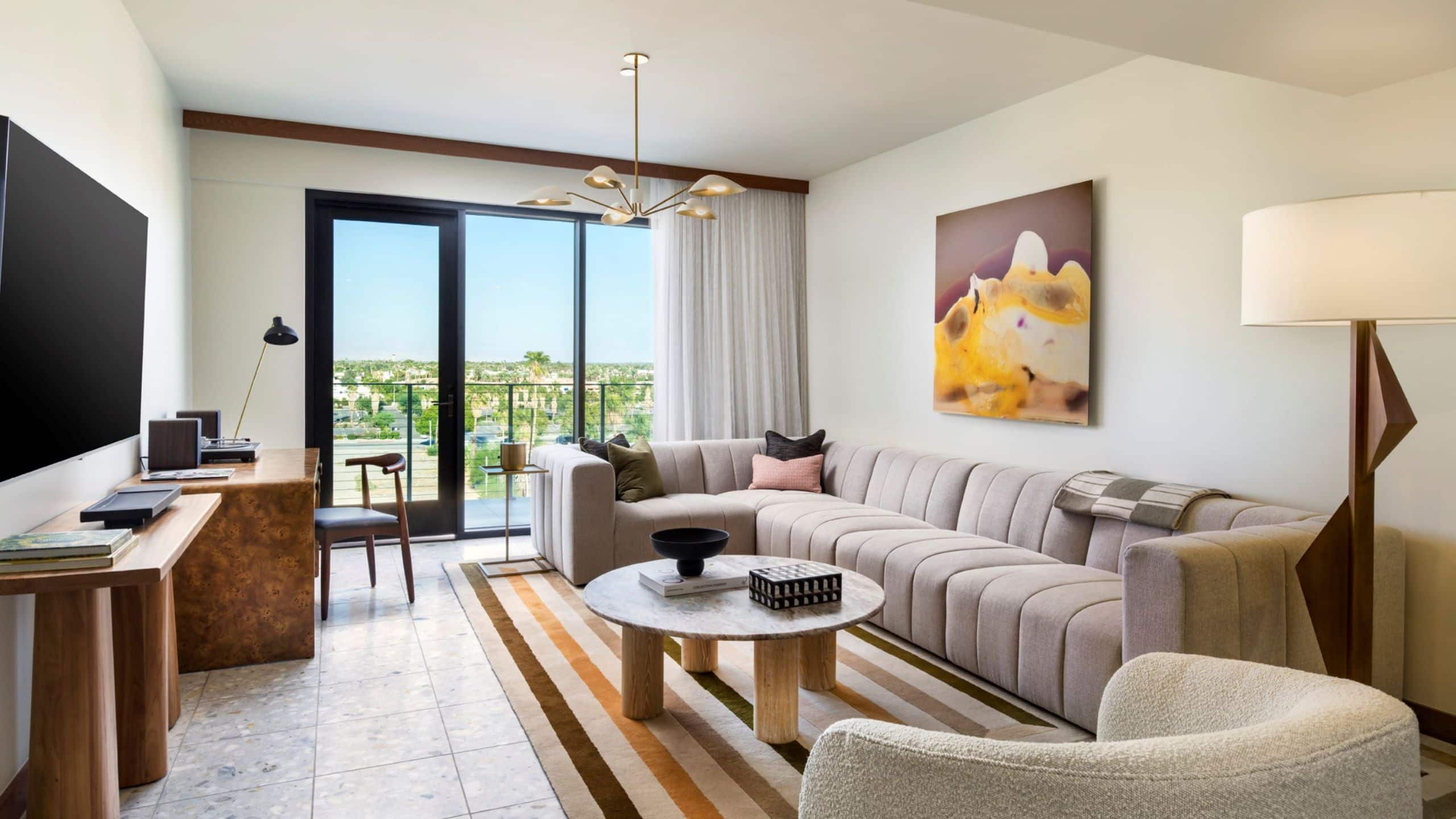 Thompson Palm Springs Canyon Suite Livingroom