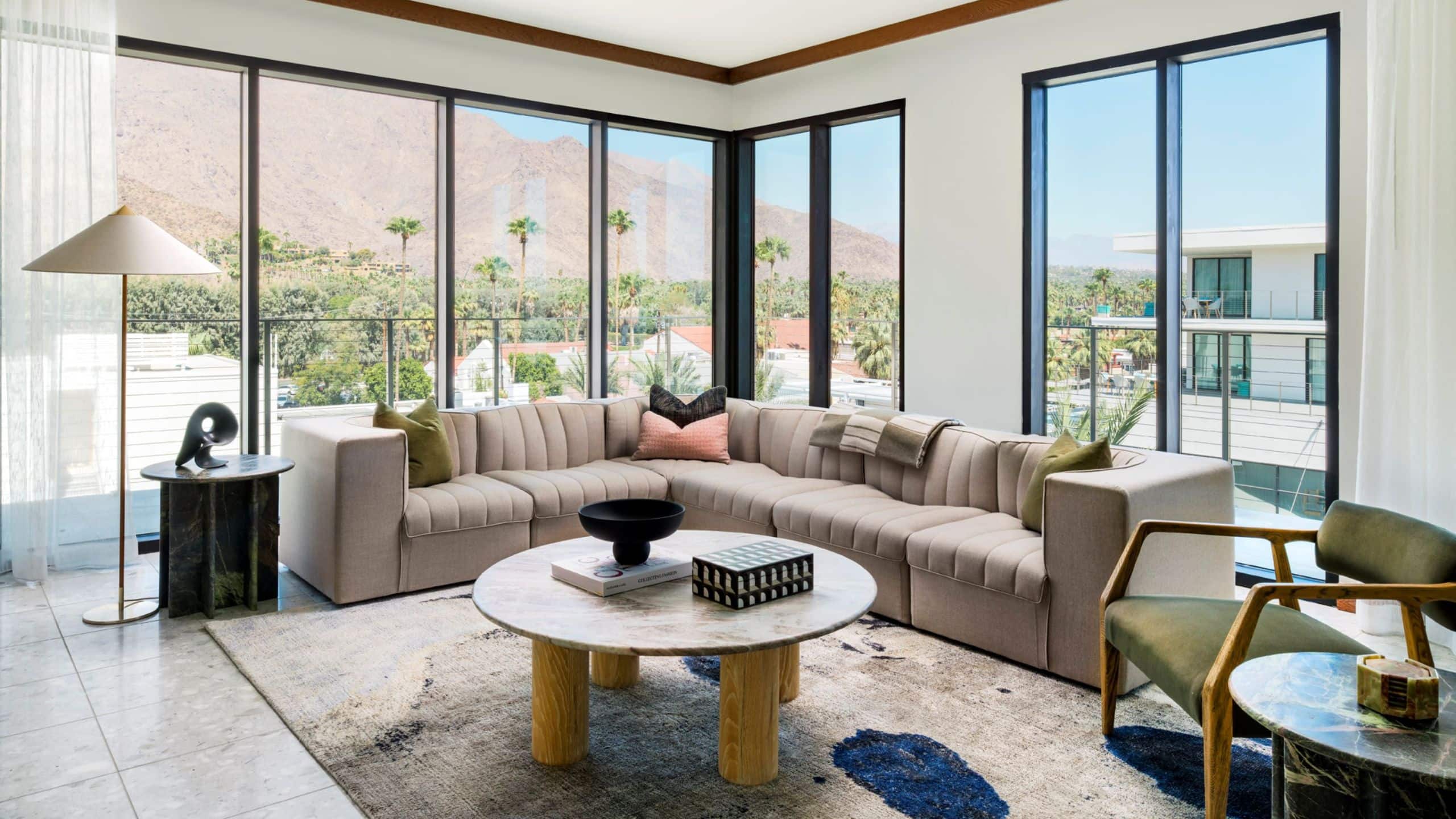 Thompson Palm Springs Las Palmas Livingroom View