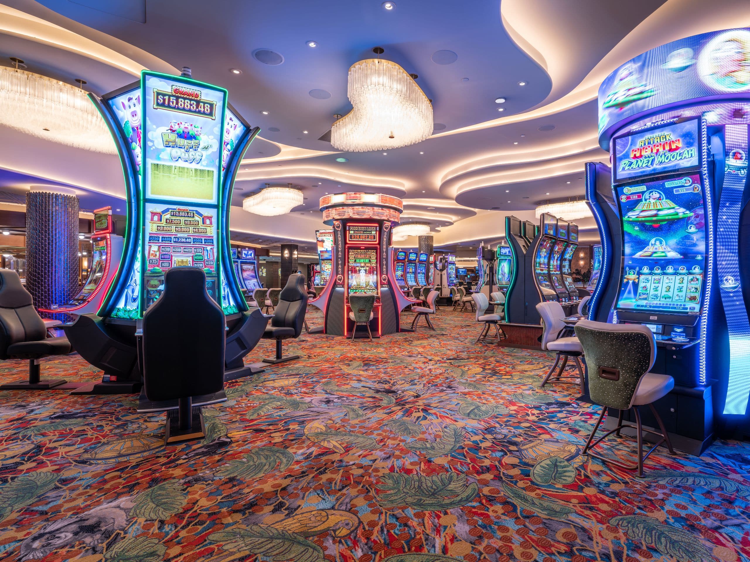 Rio Hotel & Casino Casino Floor Wide View