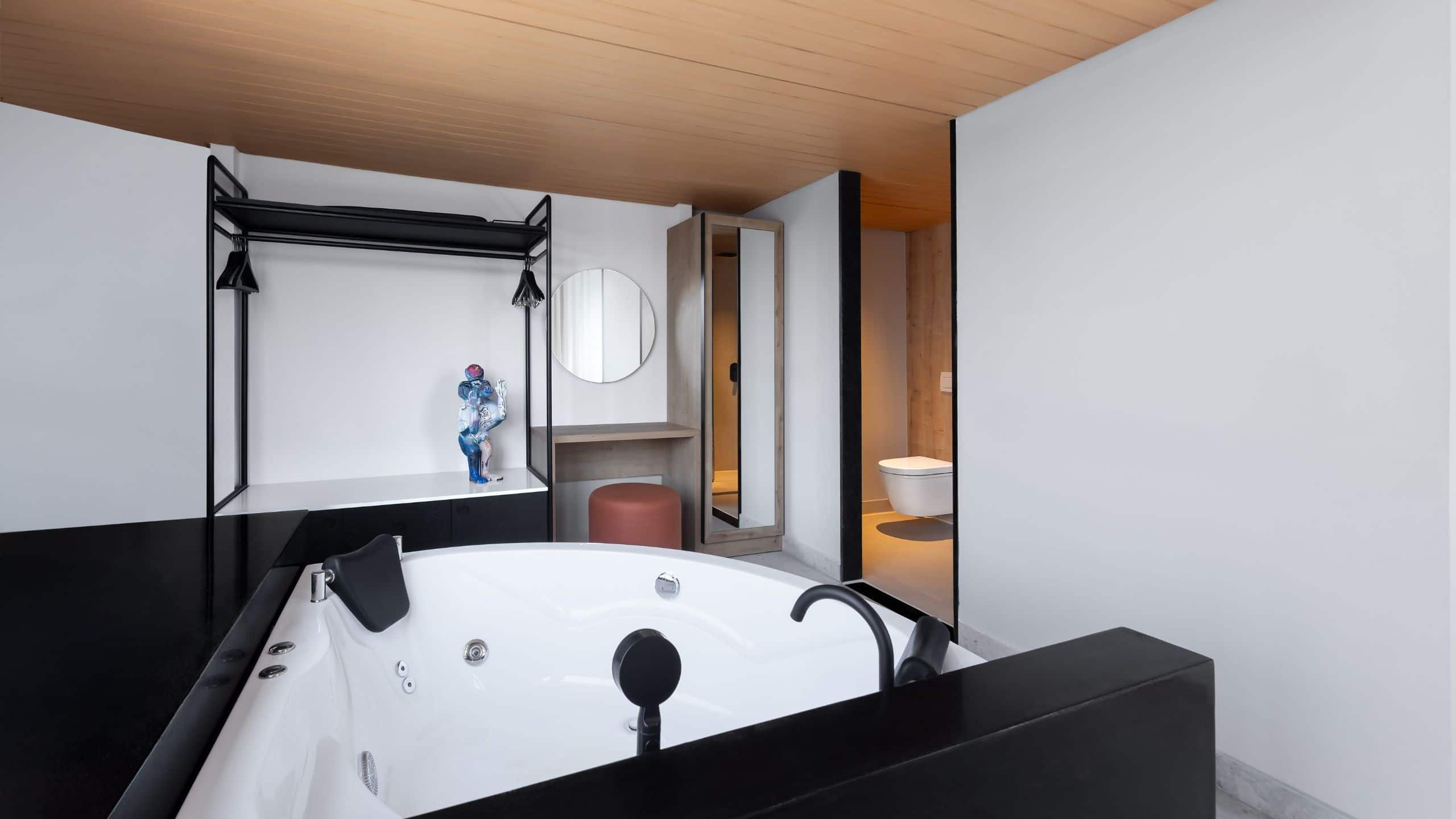 4 of 6 Hyatt Centric Cairo West Premium Loft Suite Pool View Bathroom