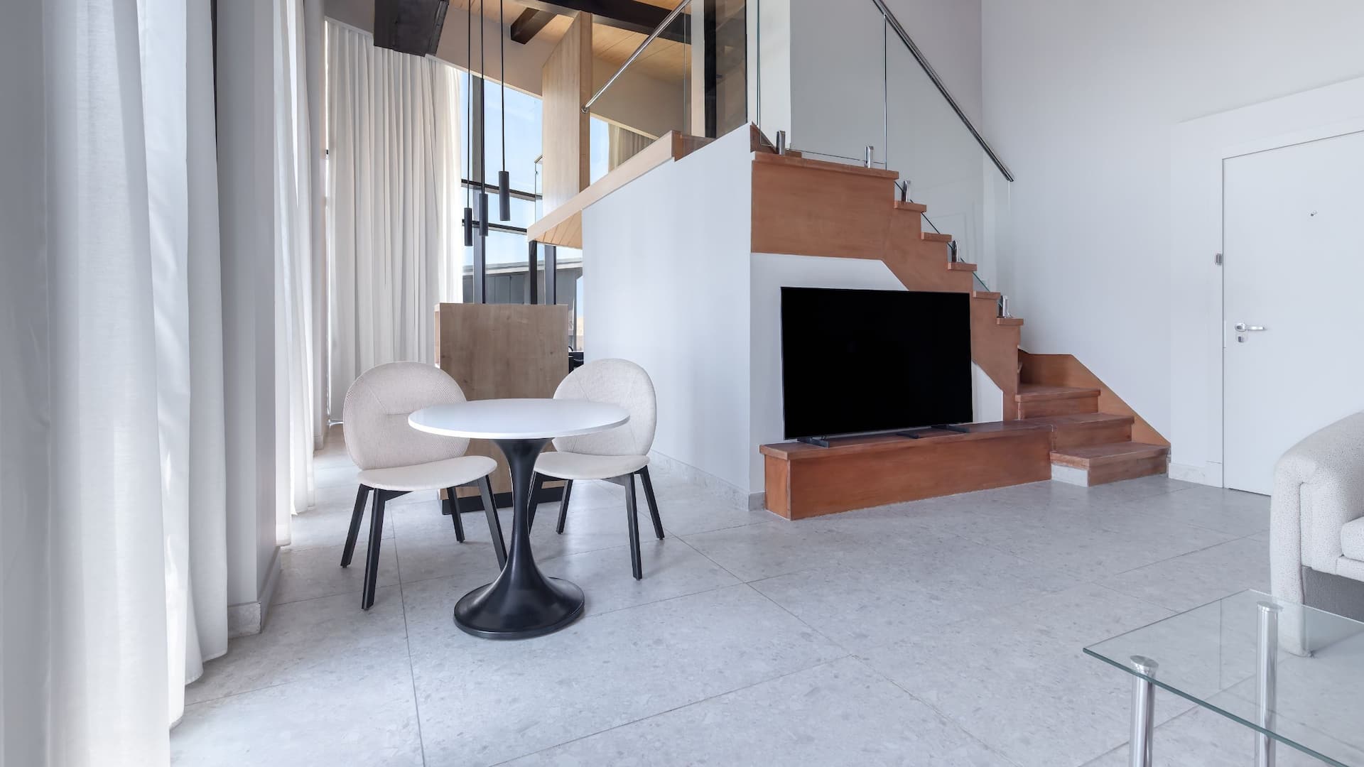 6 of 6 Hyatt Centric Cairo West Premium Loft Suite Pool View Seating Area