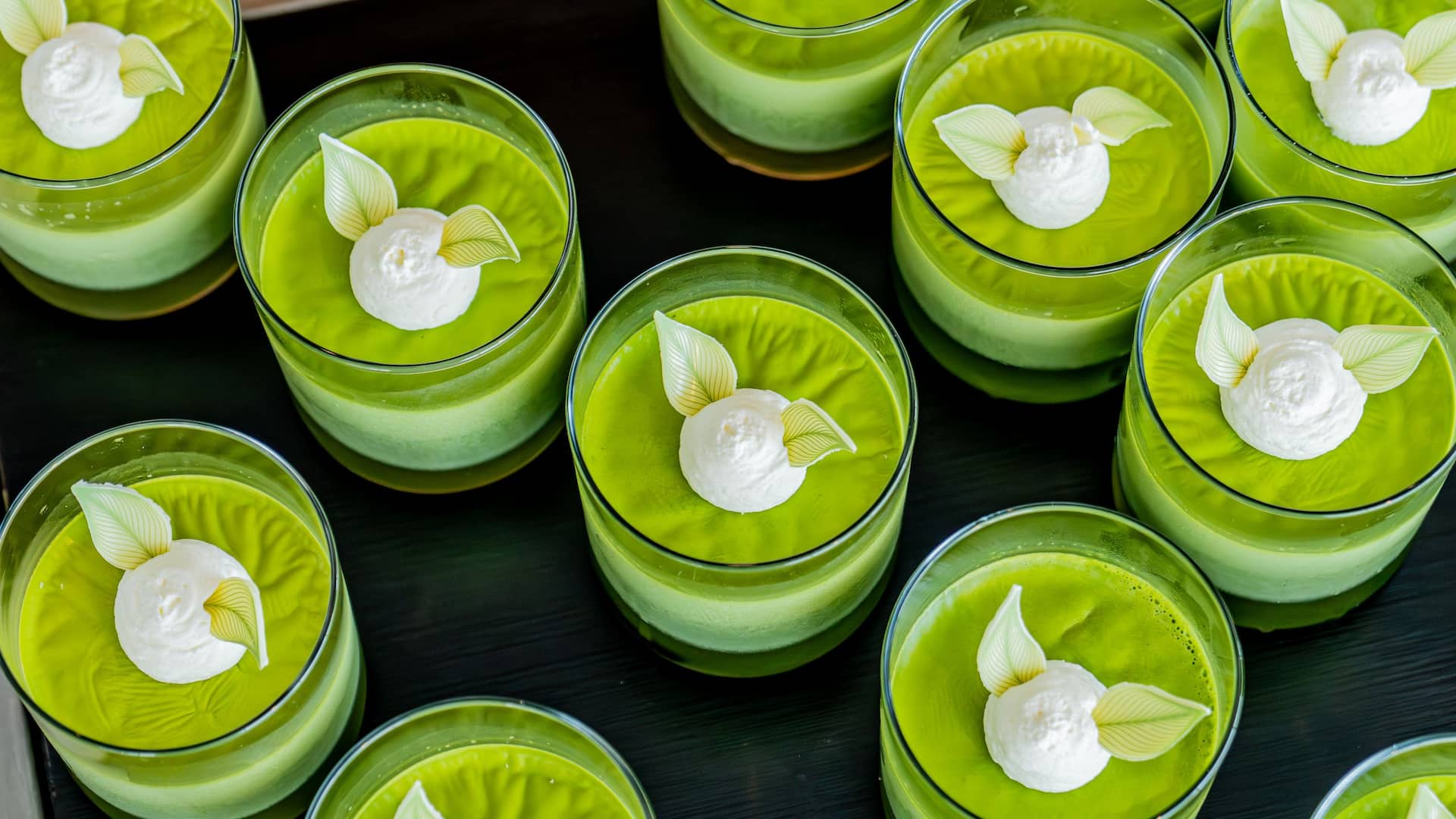 Hyatt Regency Crystal City at Reagan National Airport Matcha Panna Cotta Catering