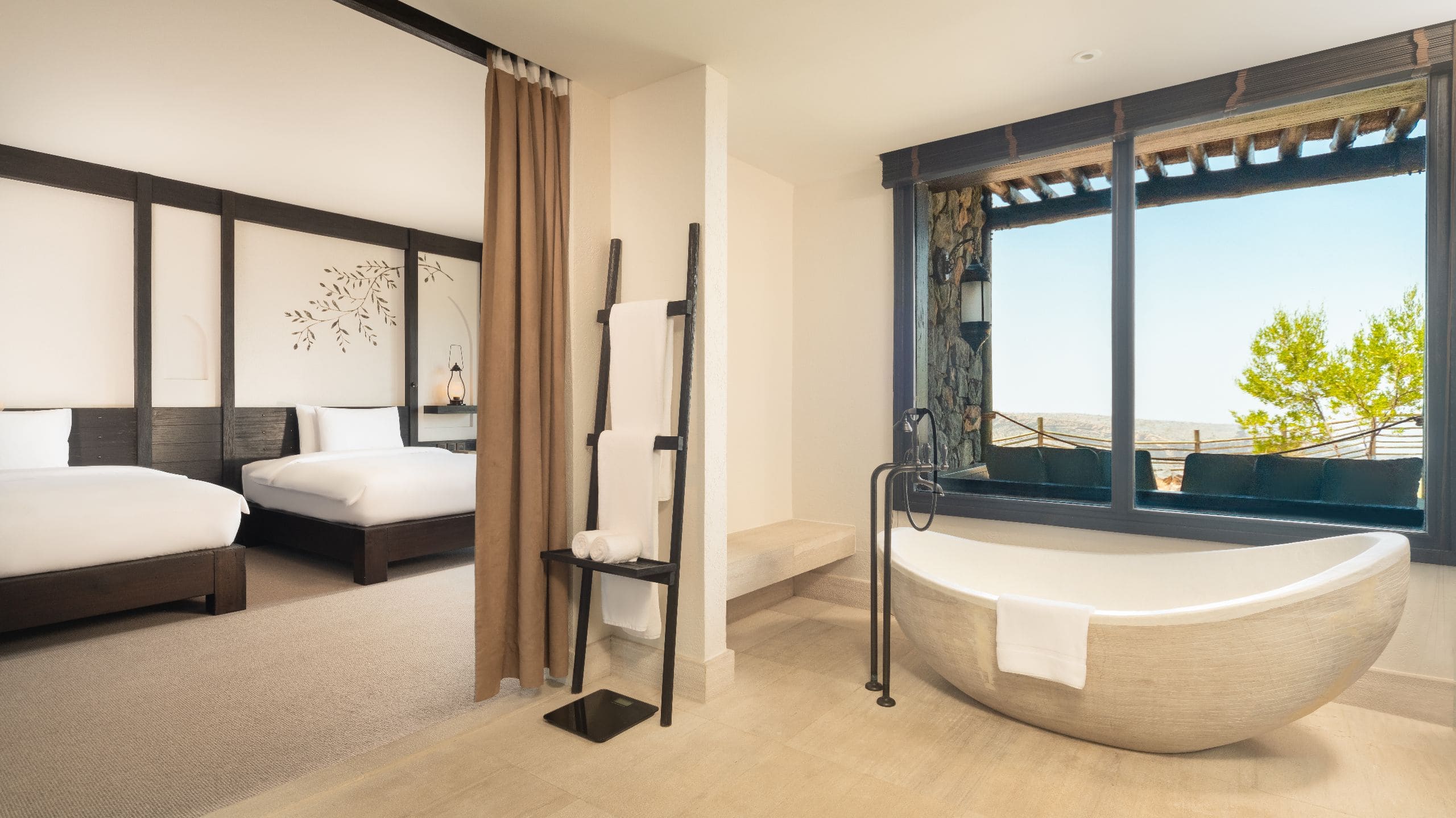 2 of 5 Alila Jabal Akhdar Horizon View Suite Twin Bathtub
