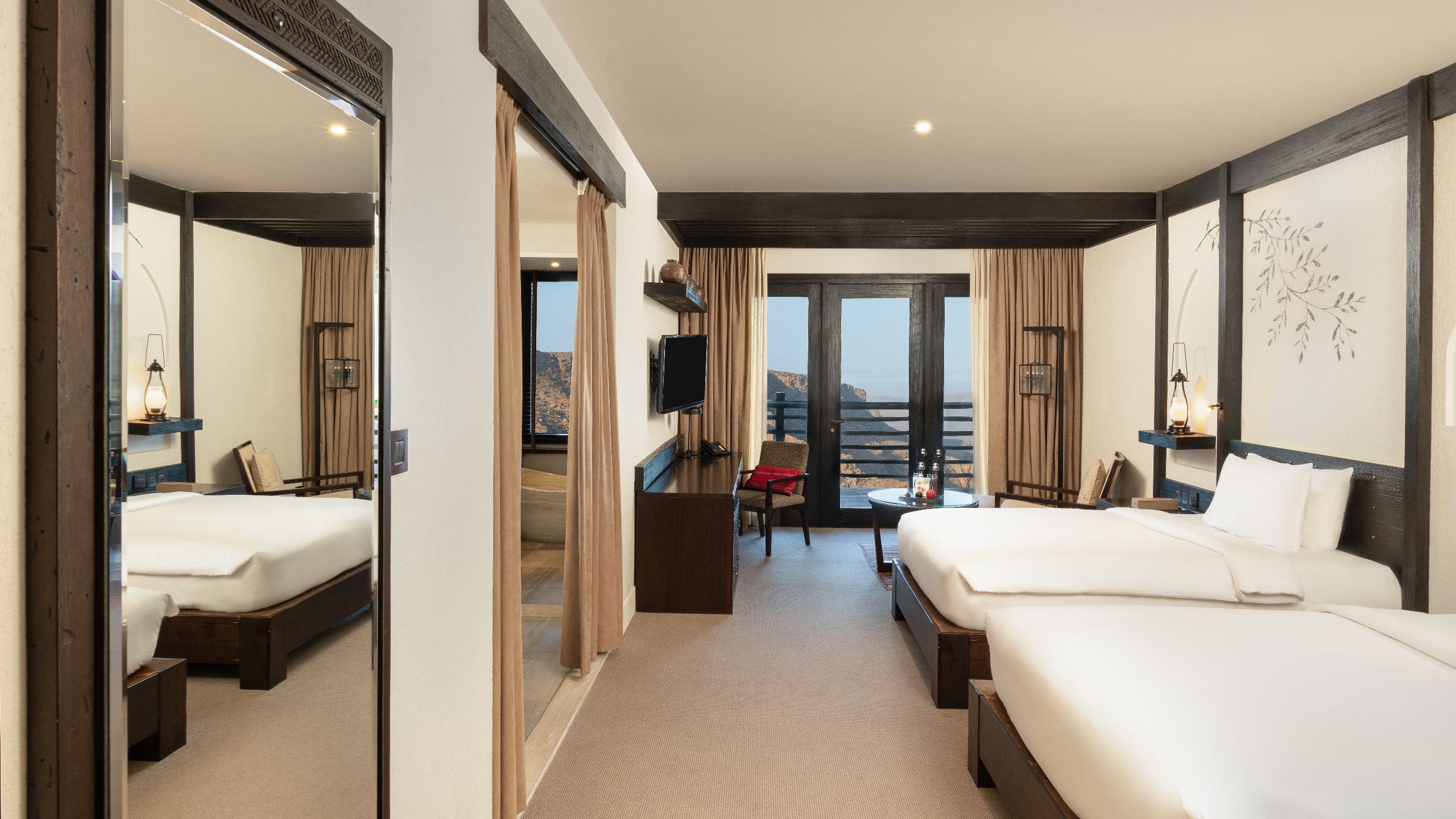 Alila Jabal Akhdar Mountain View Suite Twin Beds