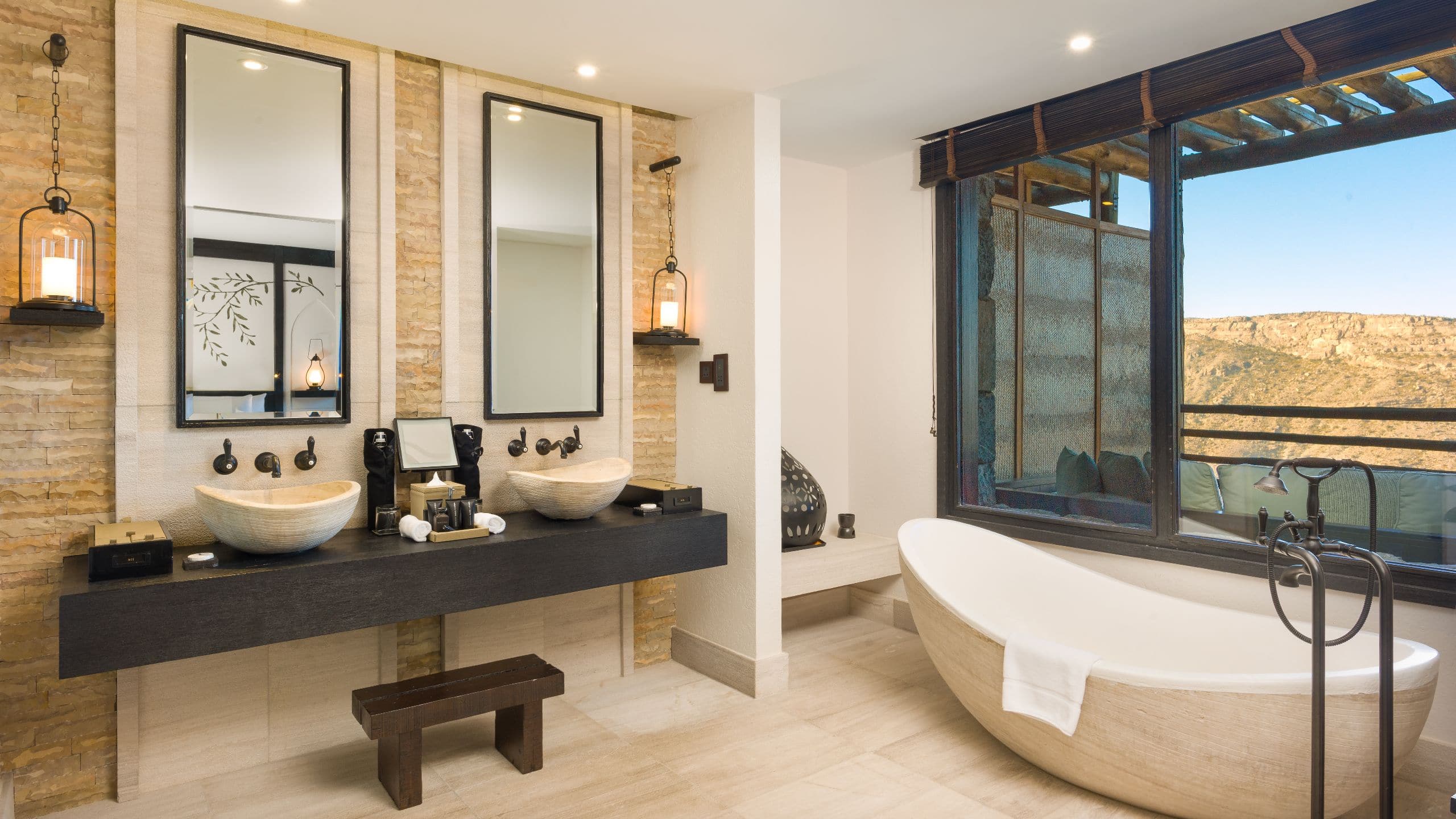 4 of 5 Alila Jabal Akhdar Ridge View Suite Bathroom View