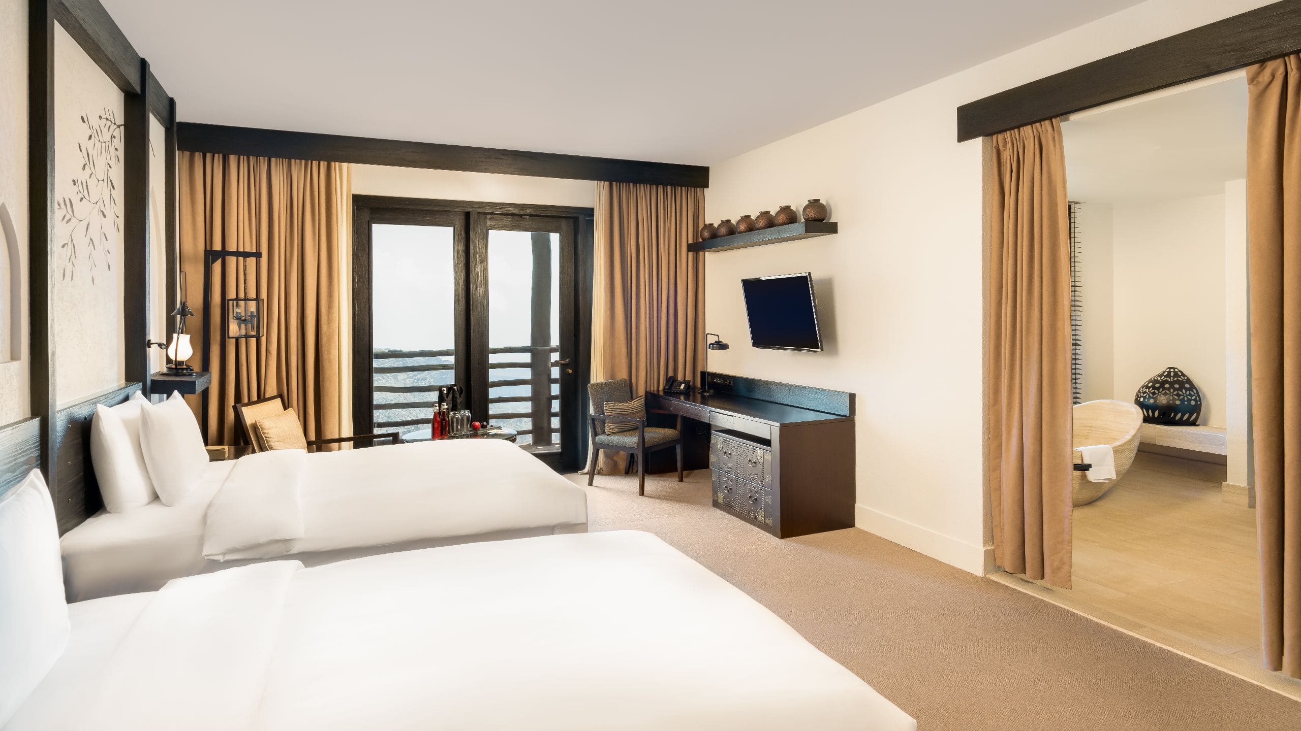Alila Jabal Akhdar Jabal Ridge View Suite Twin Beds
