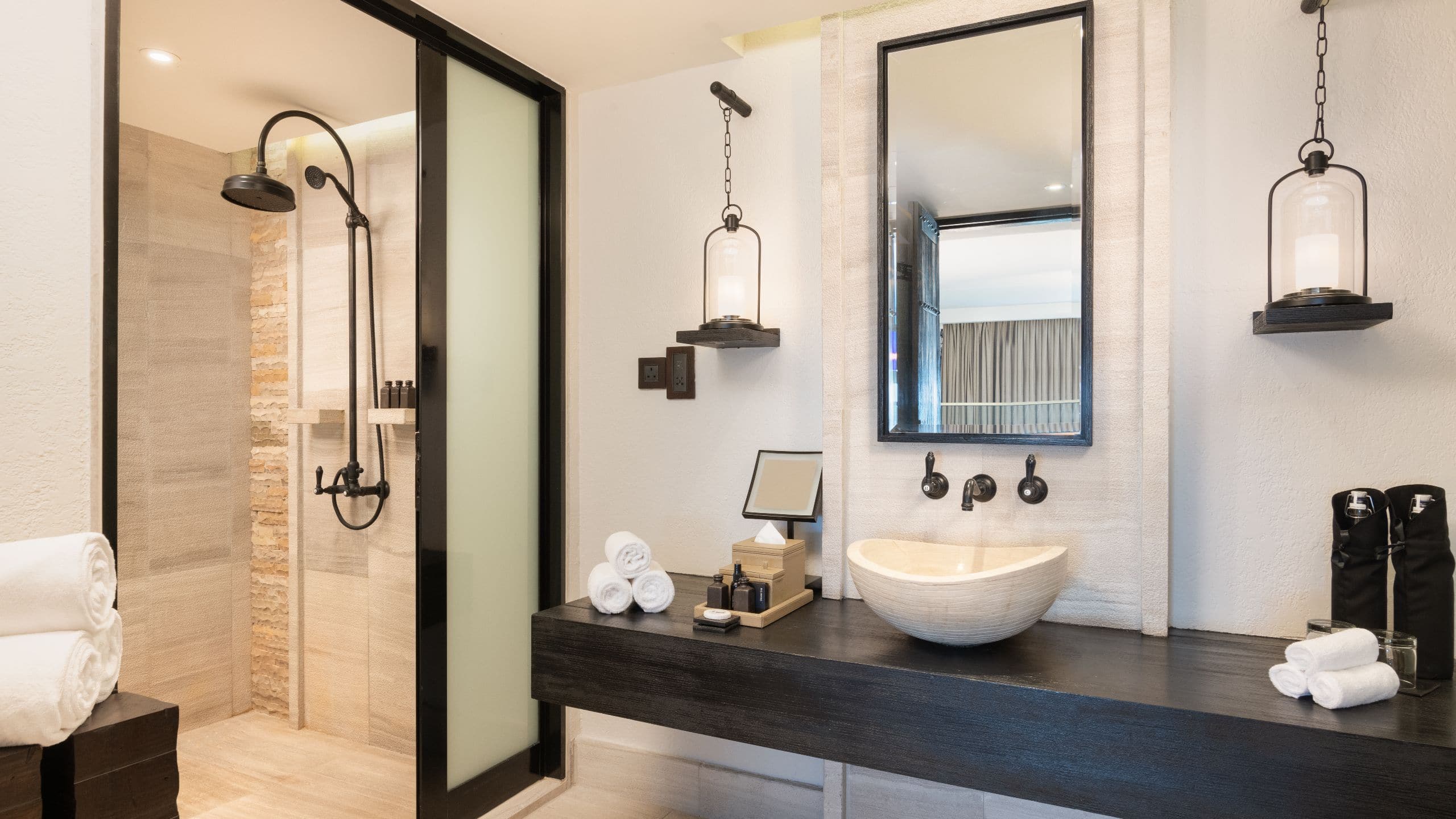 5 of 8 Alila Jabal Akhdar Loft Suite Bathroom Shower