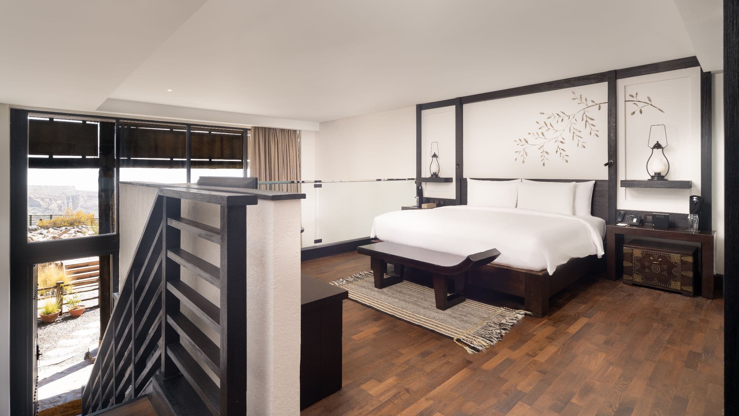 Alila Jabal Akhdar Loft Suite Primary Bedroom