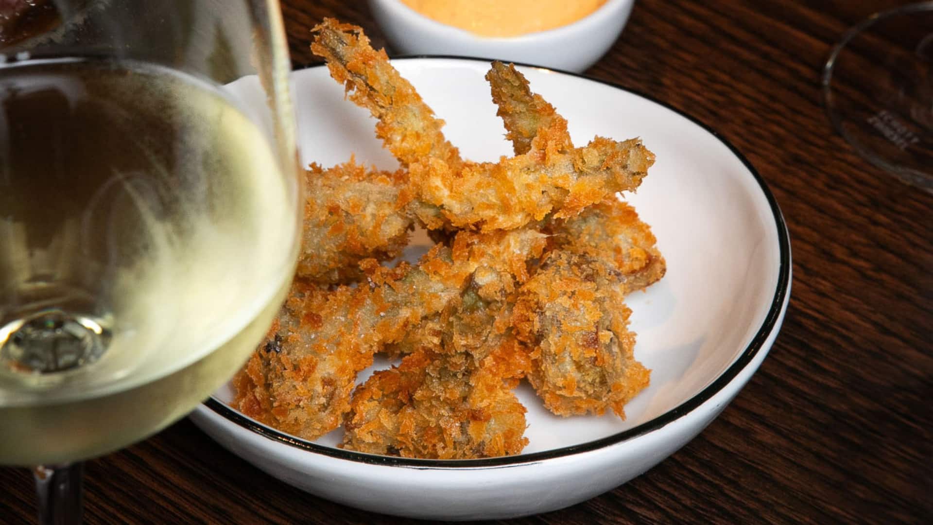 Grand Hyatt Berlin Vox Restaurant Dinner Crispy Artichoke