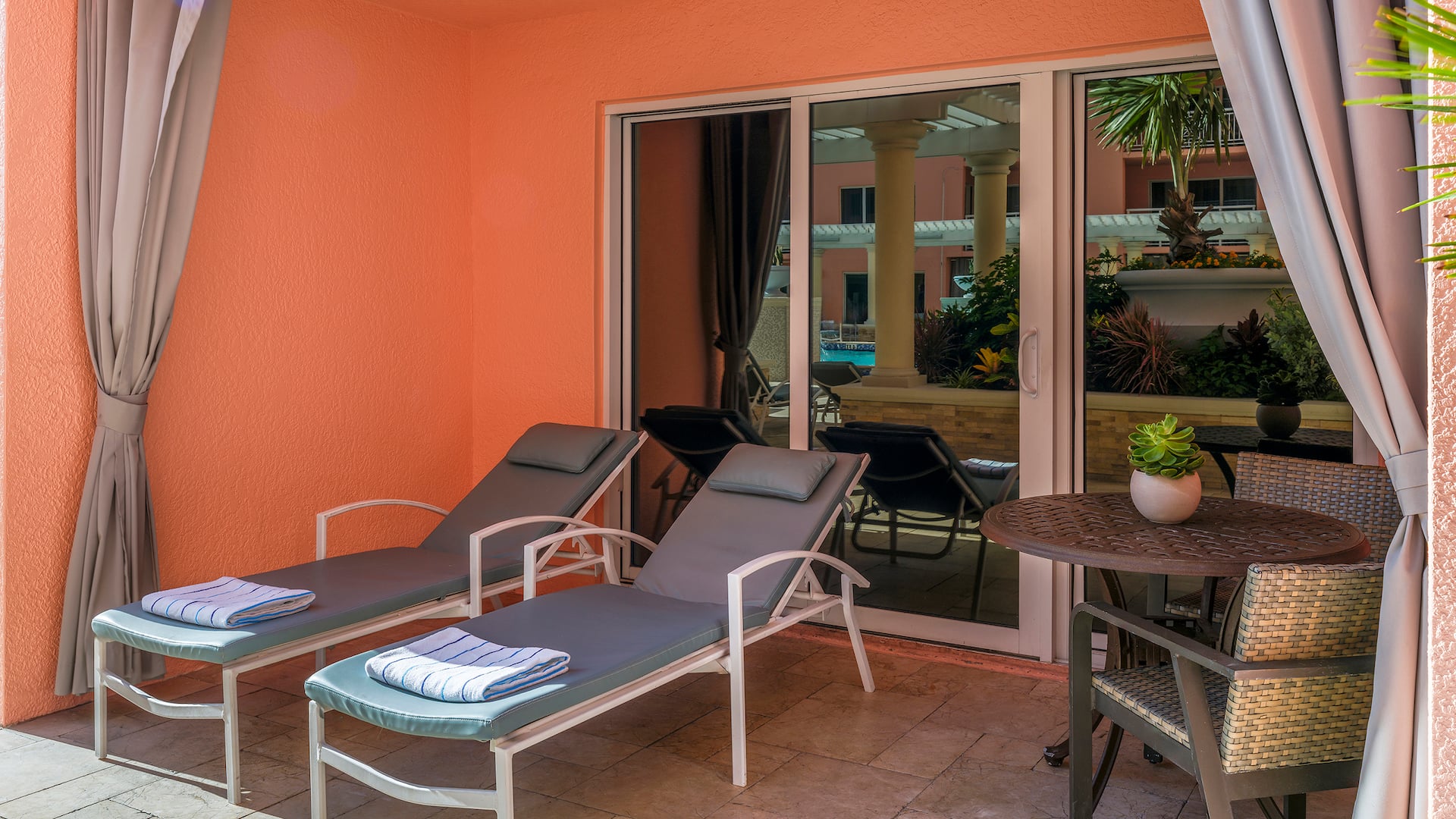 3 of 6 Hyatt Regency Clearwater Beach Resort and Spa Poolside Suite Patio