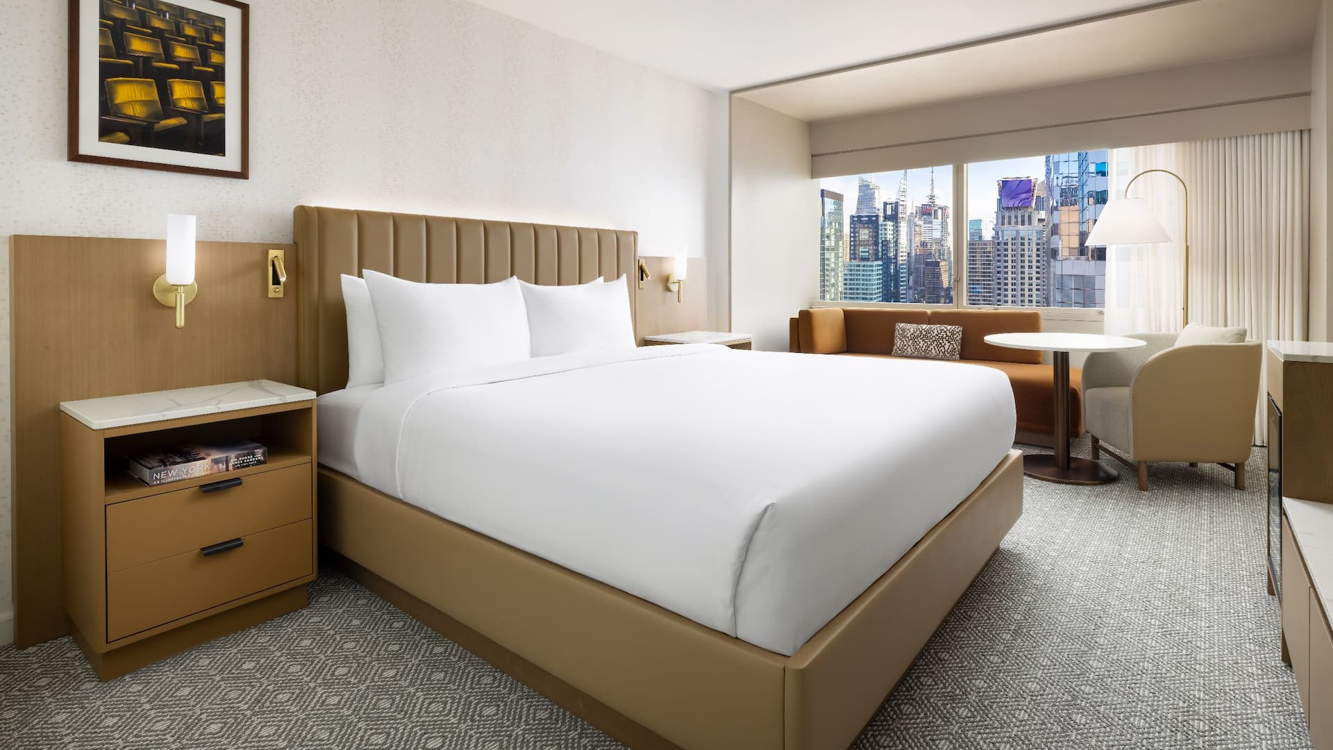 1 of 2 Hyatt Regency Times Square One King Bed Times Square View Daytime