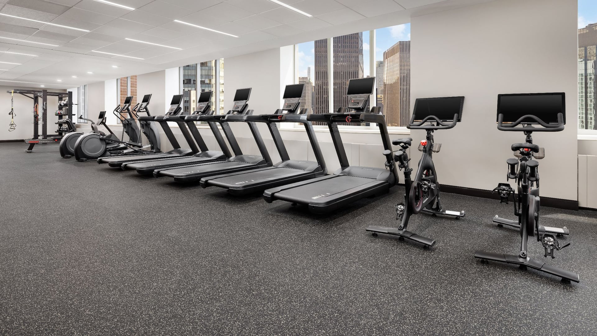 Hyatt Regency Times Square Fitness Center Cardio Machines