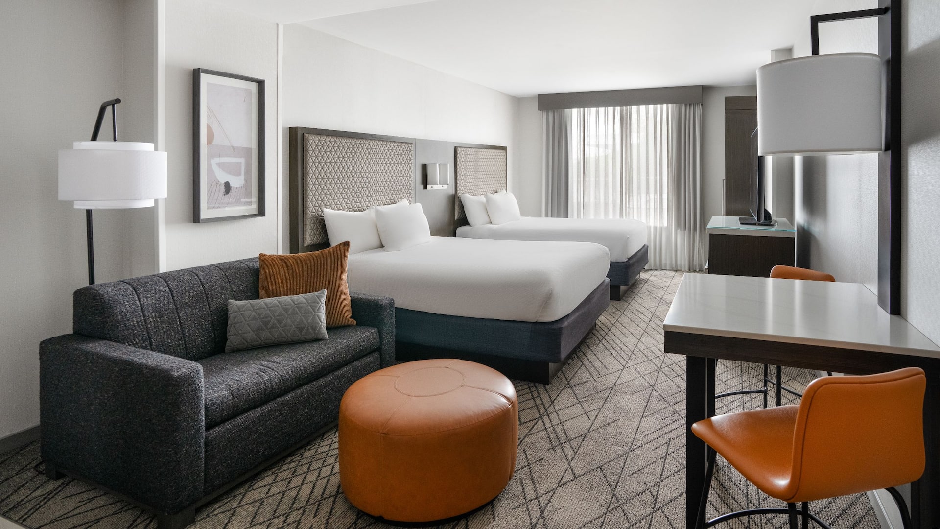 Hyatt House Washington DC / Downtown / Convention Center Two Queen Beds With Sofa Bed