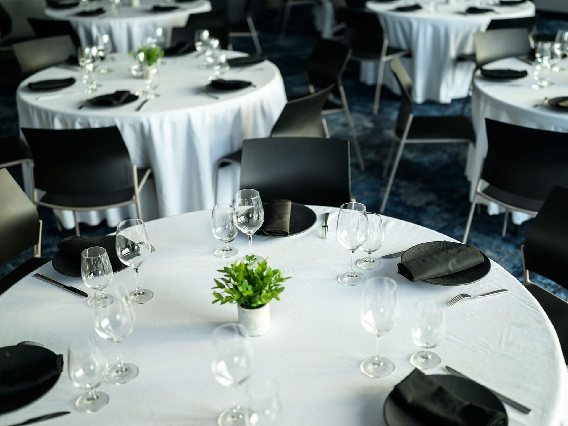 Hyatt Place Whitehorse Banquet Set Up Aerial