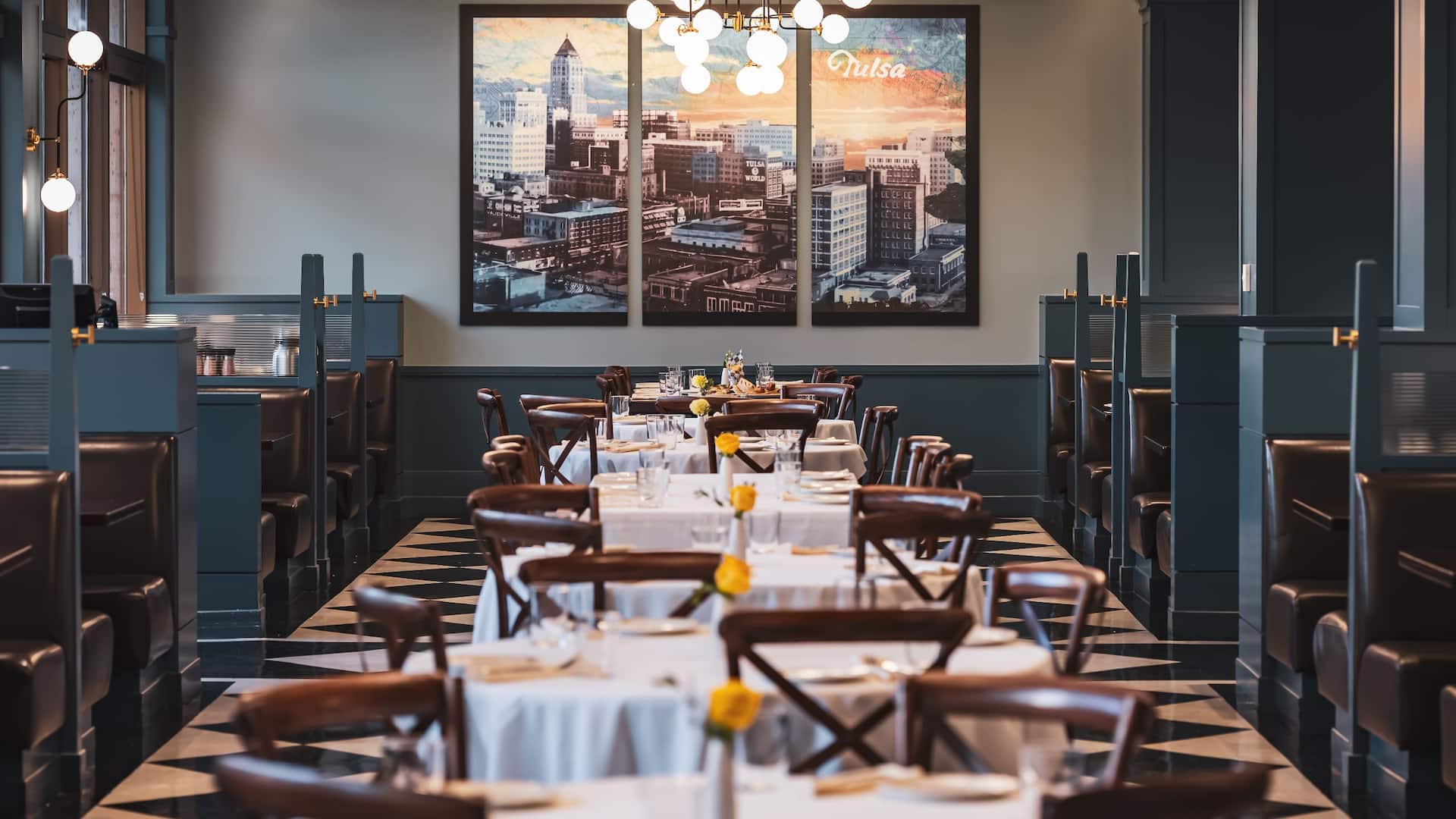 6 of 6 Hyatt Regency Tulsa Downtown Avery Dining Table Straight