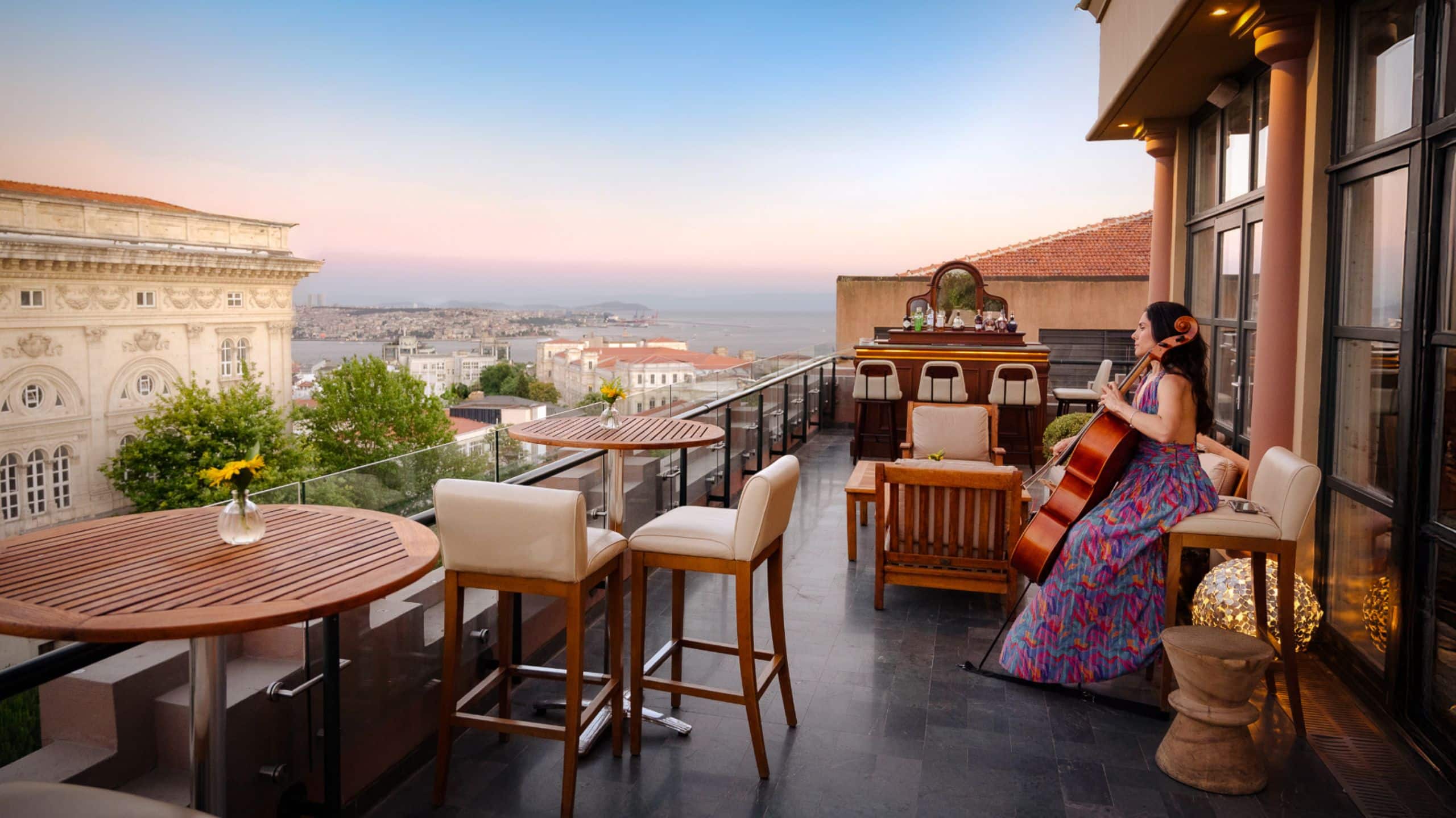 2 of 3 Park Hyatt Istanbul - Macka Palas Roof Bar Seating