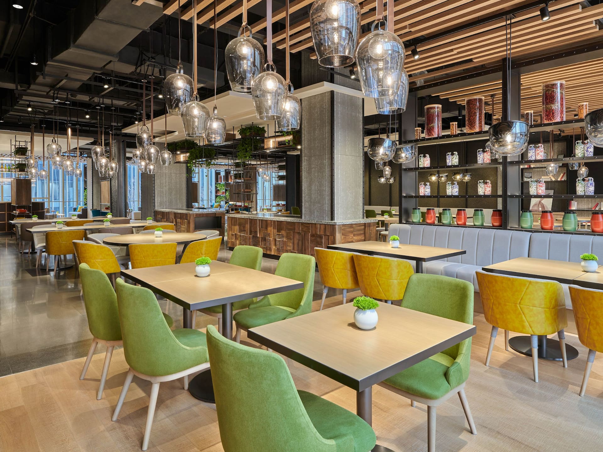 Hyatt Place Shanghai Lingang Xinchen International Conference Center The Kitchen